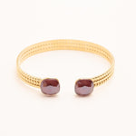 Bracelet Jonc Bohm Paris - Phoebe doré Bracelets Bohm Paris prune 