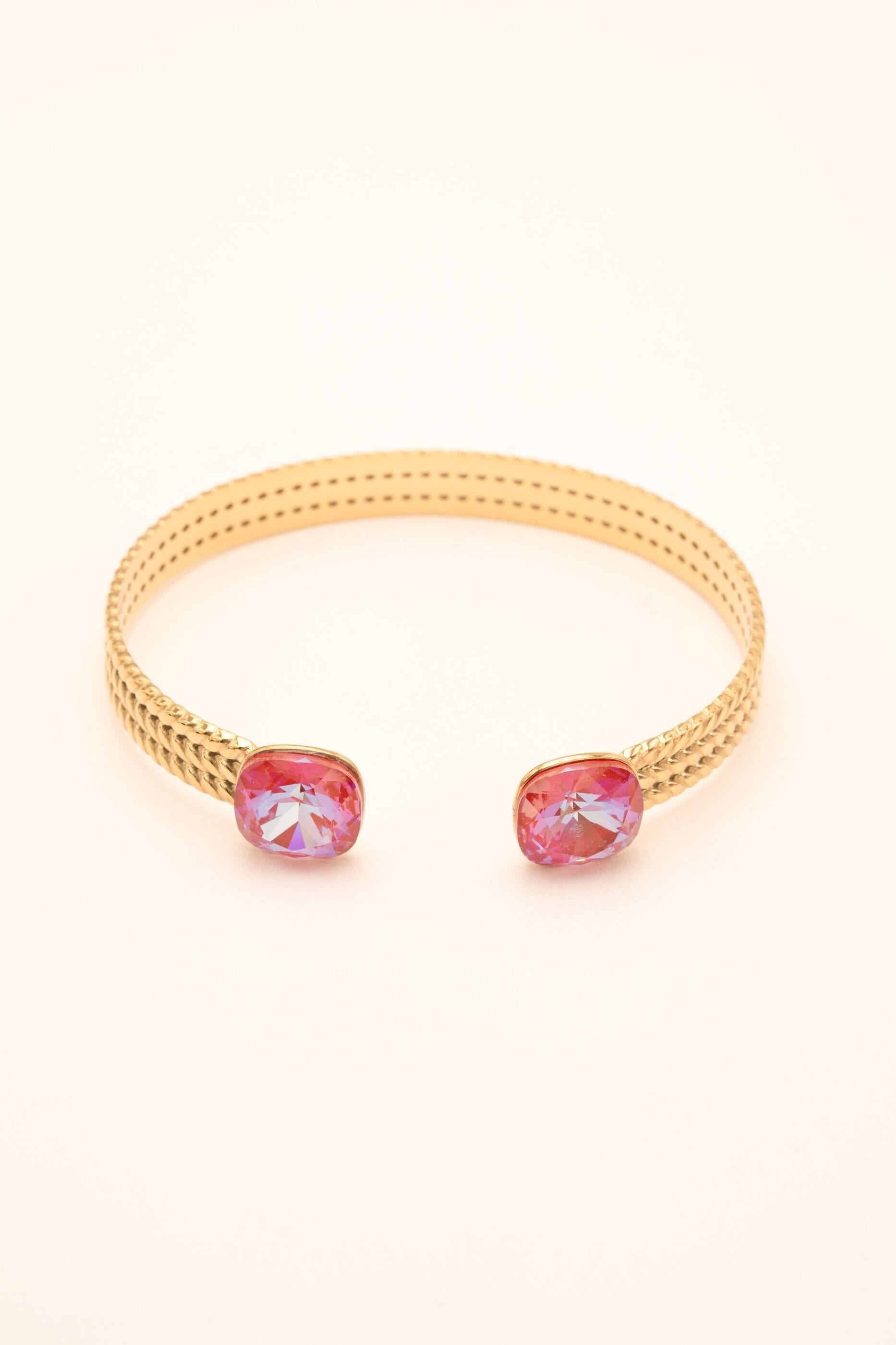 Bracelet Jonc Bohm Paris - Phoebe doré Bracelets Bohm Paris rose lotus 