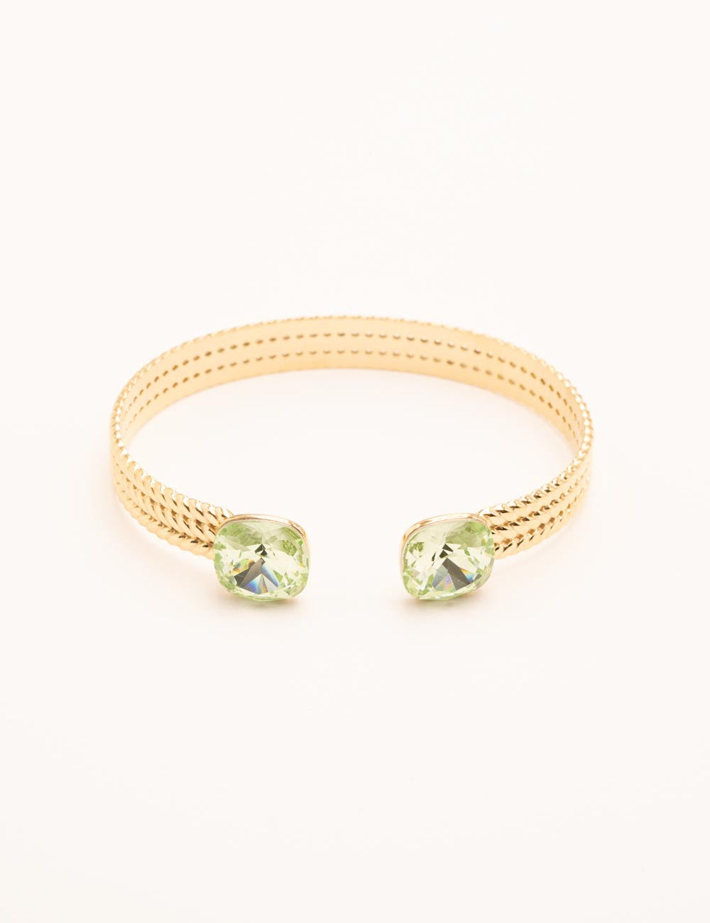 Bracelet Jonc Bohm Paris - Phoebe doré Bracelets Bohm Paris vert prairie 