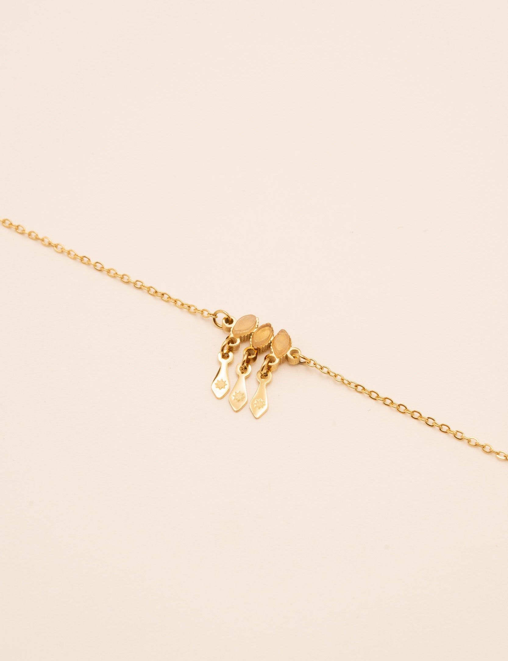 Bracelet Larry Bagues Bohm Paris pierre de soleil 