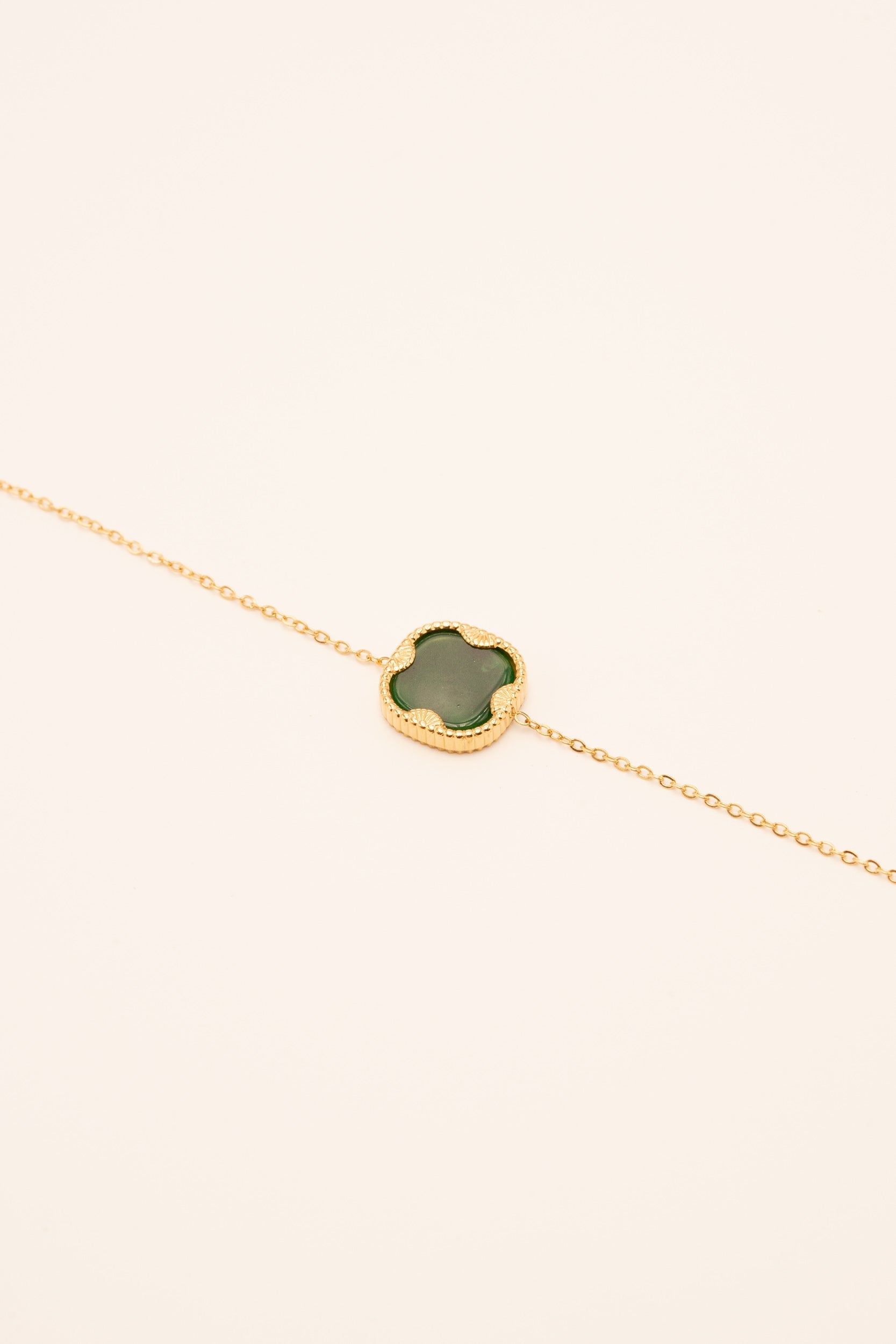 Bracelet Lloyd Bohm Paris Jaspe verte 