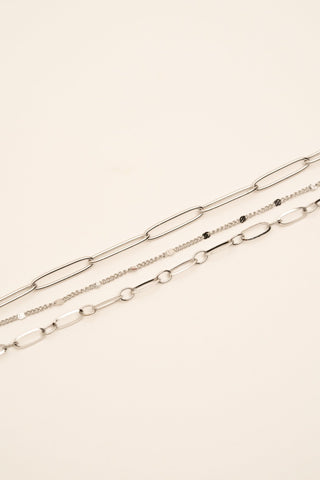 Bracelet Locker Cléophée argenté