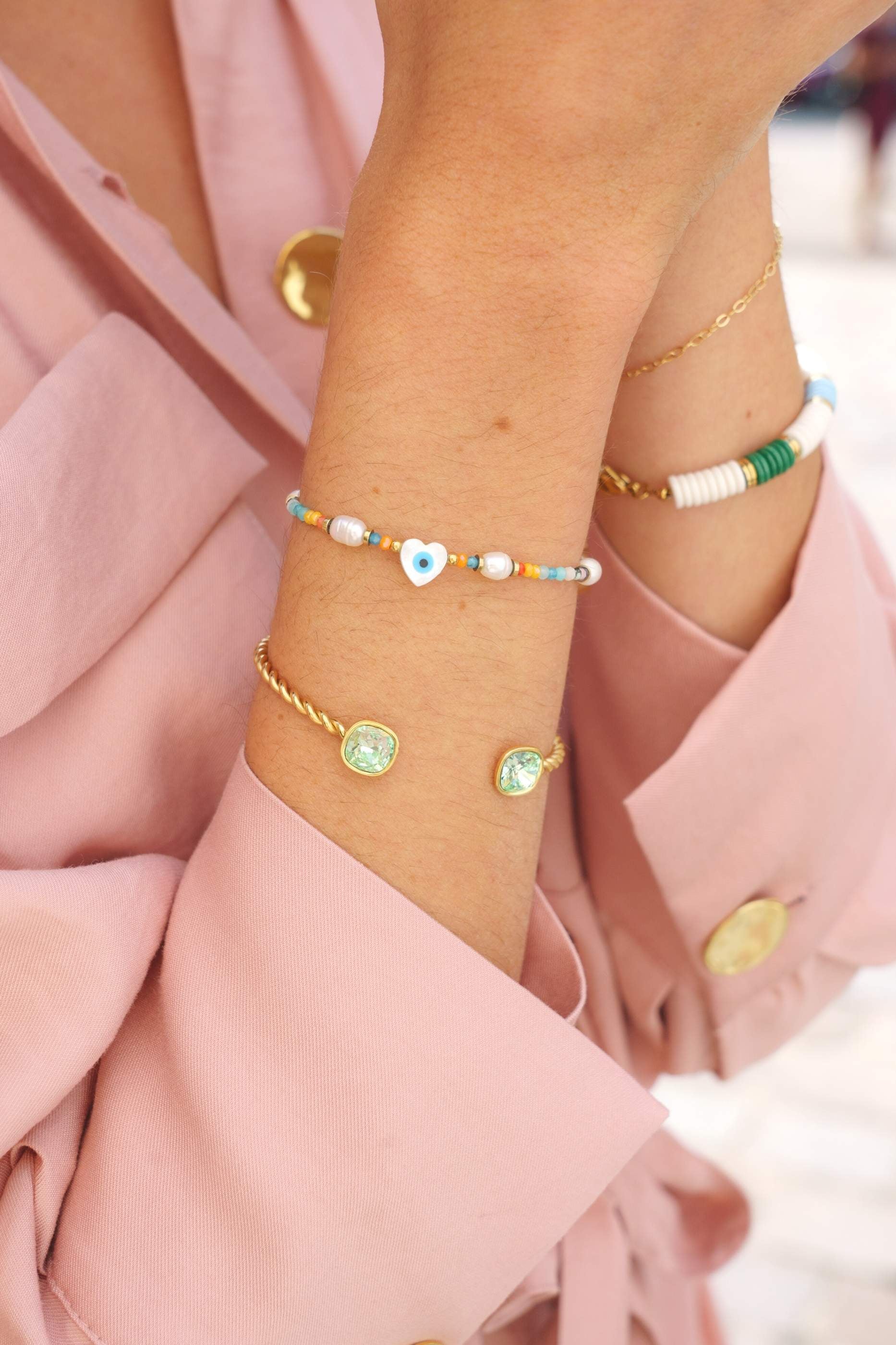 Bracelet Manoel jonc argenté Bracelet Bohm Paris 