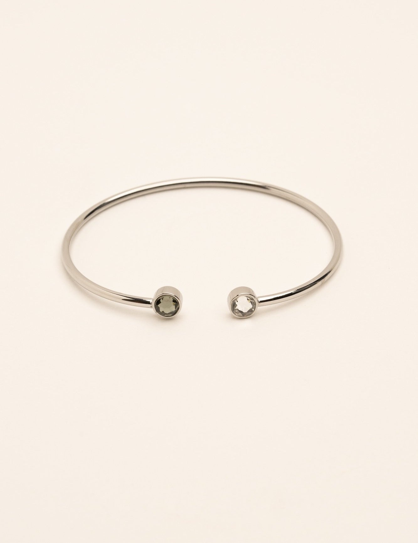 Bracelet Pauline Argent Bracelet Bohm Paris Gris fumé