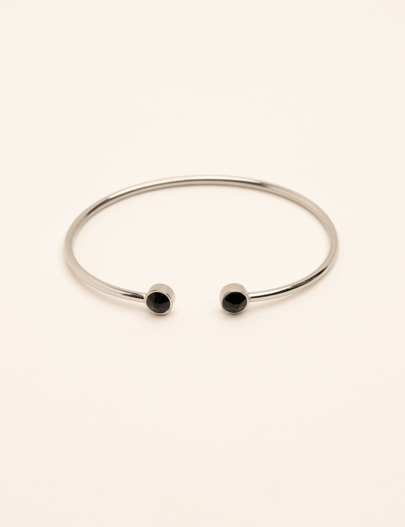 Bracelet Pauline Argent Bracelet Bohm Paris Noir