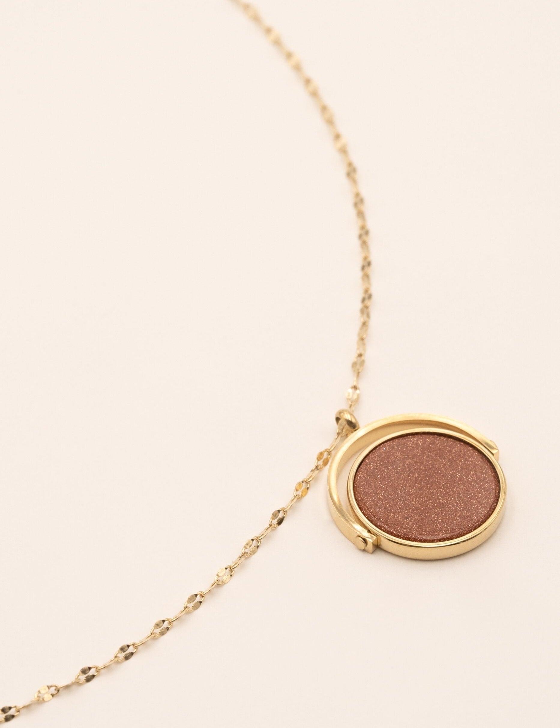 Collier Bliss Collier Bohm Paris Pierre de sable d or 