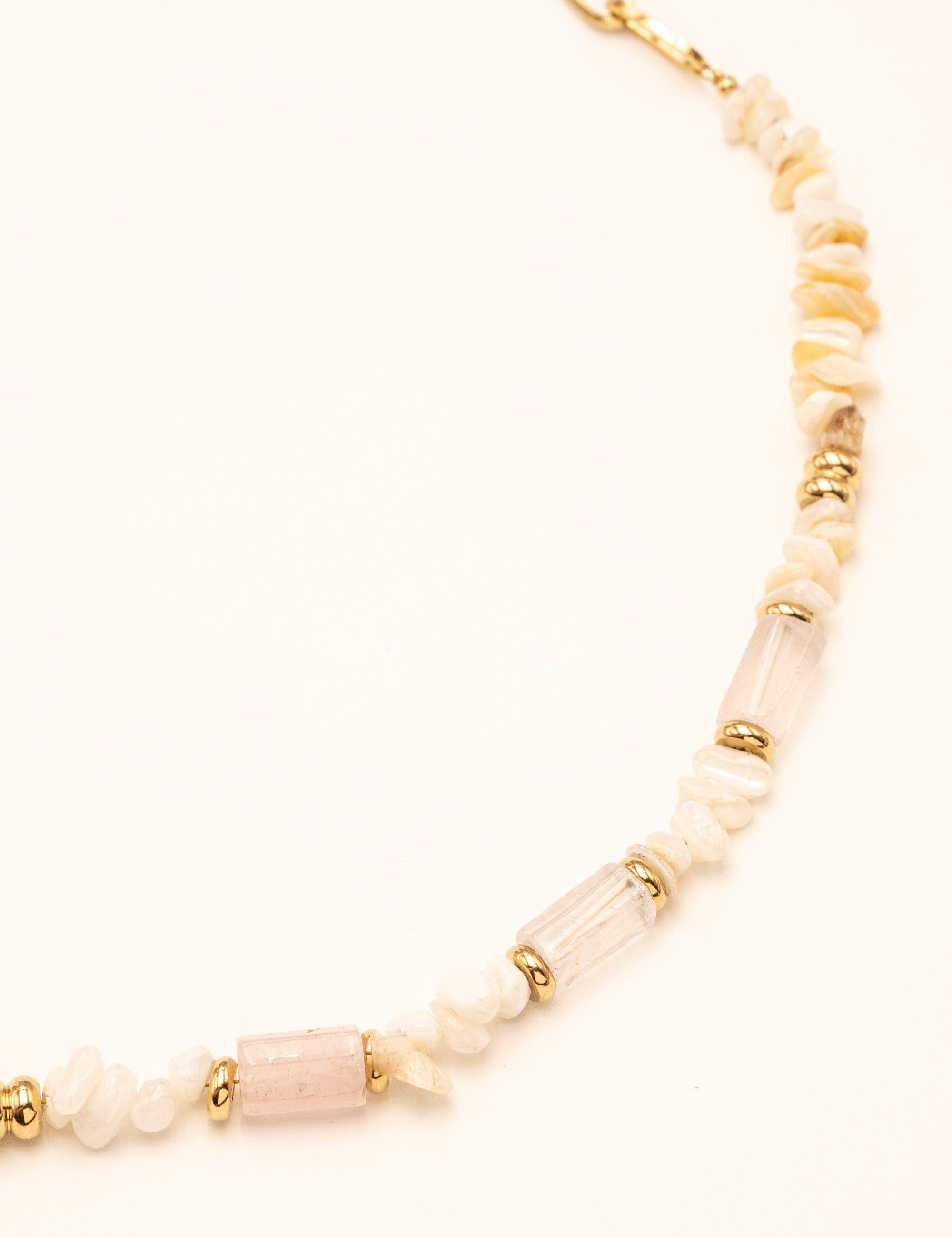 Collier Bohm Paris - Ambérine Bijoux Bohm Paris Quartz rose 