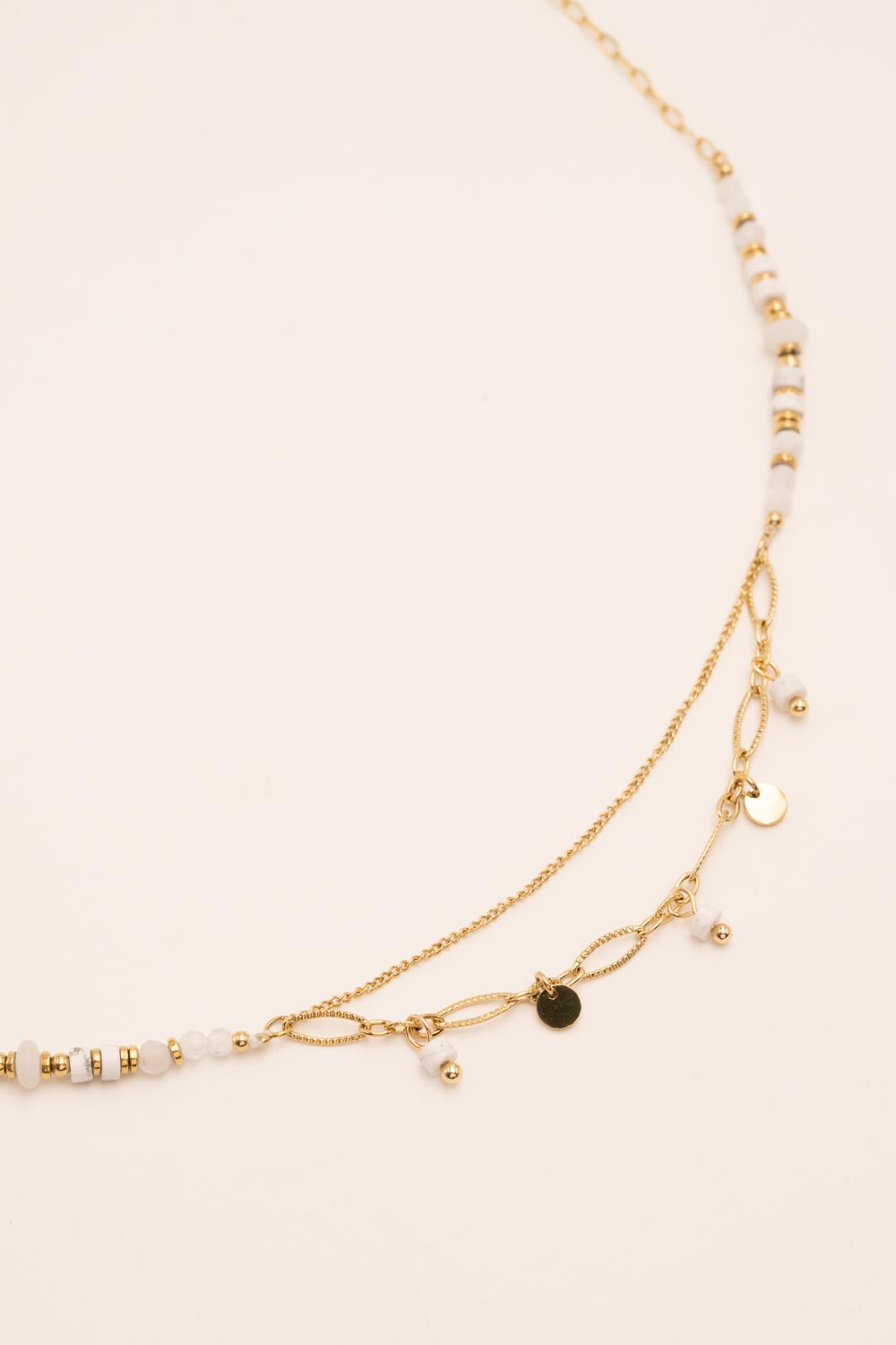Collier Bohm Paris - Ambre Collier Bohm Paris Agate blanche 