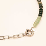 Collier Bohm Paris - Austyn ( 42 cm ) Collier Bohm Paris Argenté Agate verte 