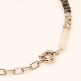 Collier Bohm Paris - Austyn ( 42 cm ) Collier Bohm Paris Argenté Labradorite 