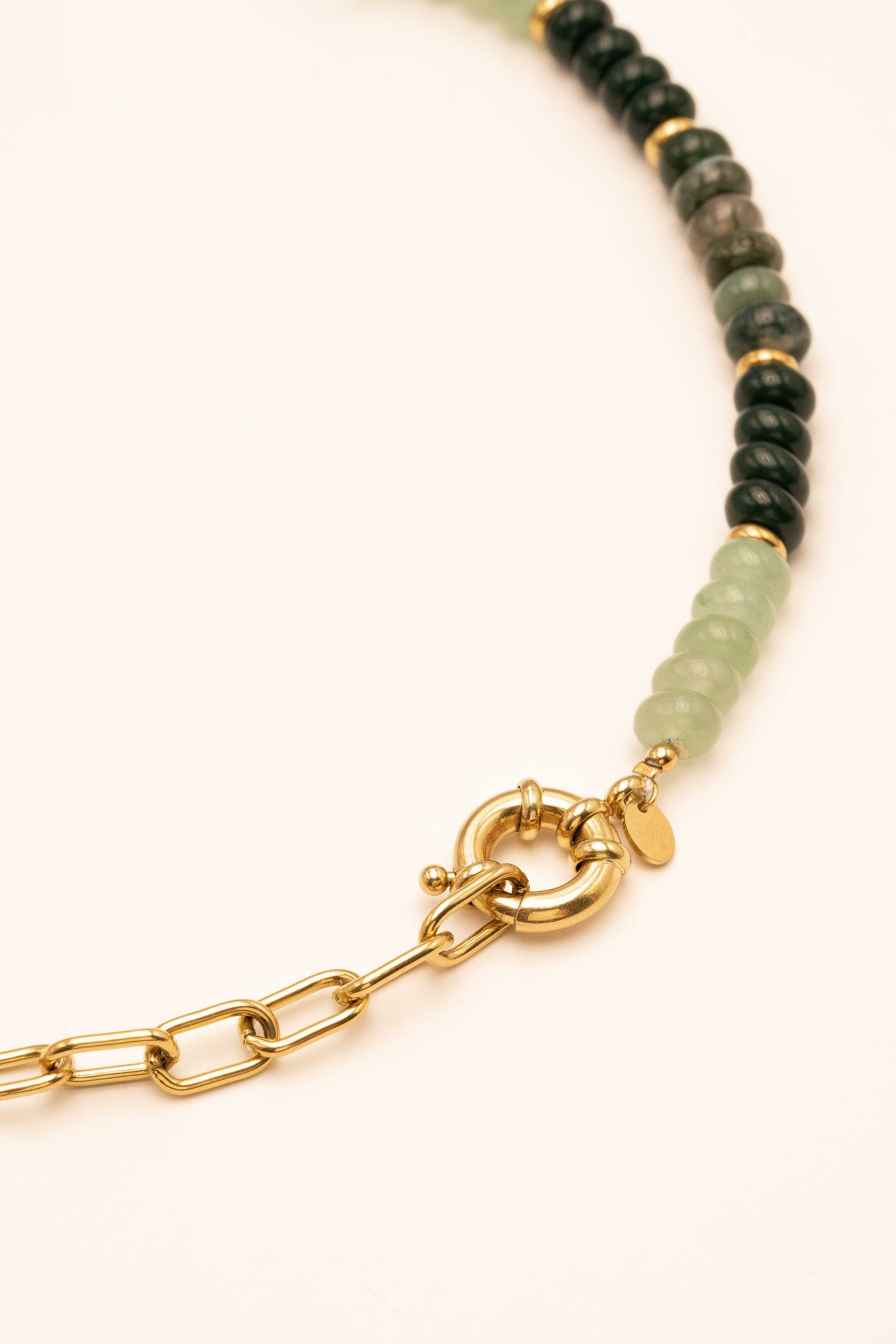 Collier Bohm Paris - Austyn ( 62 cm ) Collier Bohm Paris Agate verte 