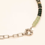 Collier Bohm Paris - Austyn ( 62 cm ) Collier Bohm Paris Argenté Agate verte 