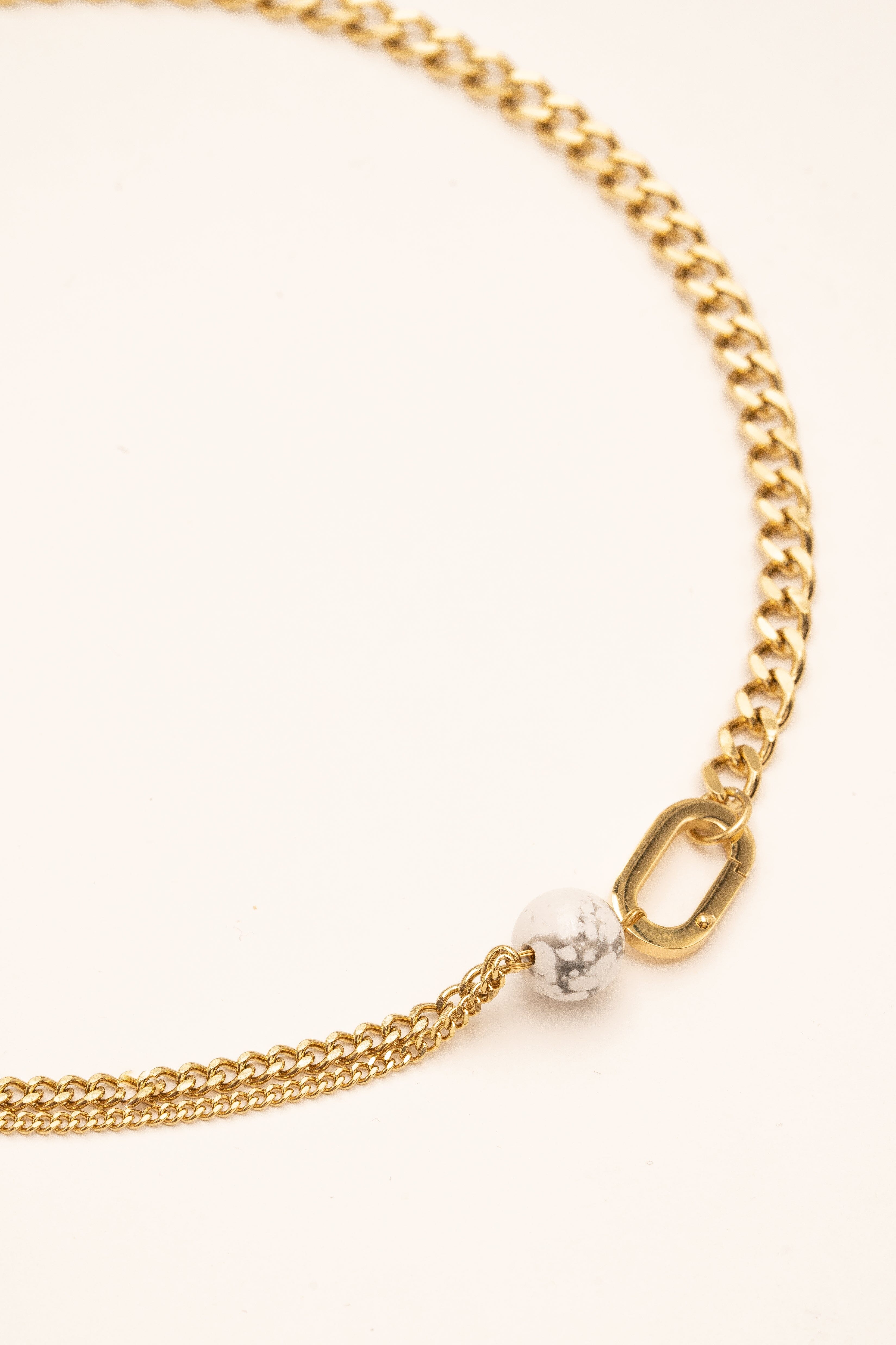 Collier Bohm Paris - Avery Colliers Bohm Paris Howlite Blanche 