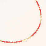 Collier Bohm Paris - Bracéline Collier Bohm Paris Corail Vegetal Rouge 