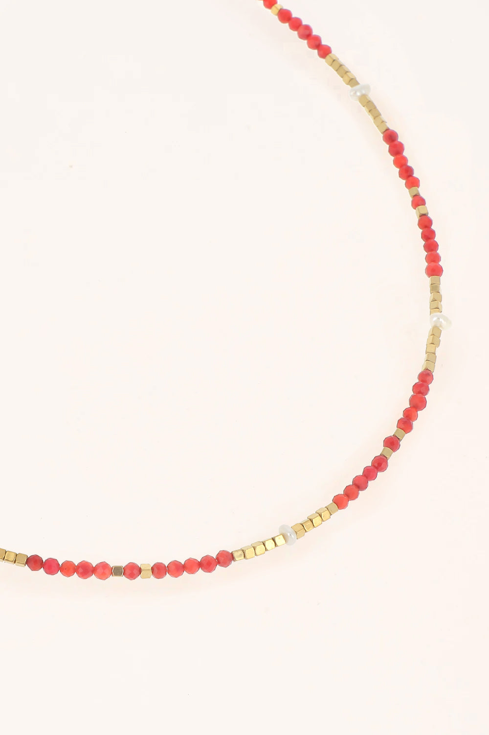 Collier Bohm Paris - Bracéline Collier Bohm Paris Corail Vegetal Rouge 