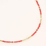 Collier Bohm Paris - Bracéline Collier Bohm Paris Corail Vegetal Rouge 