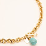 Collier Bohm Paris - Bradley Colliers Bohm Paris Howlite Bleu 