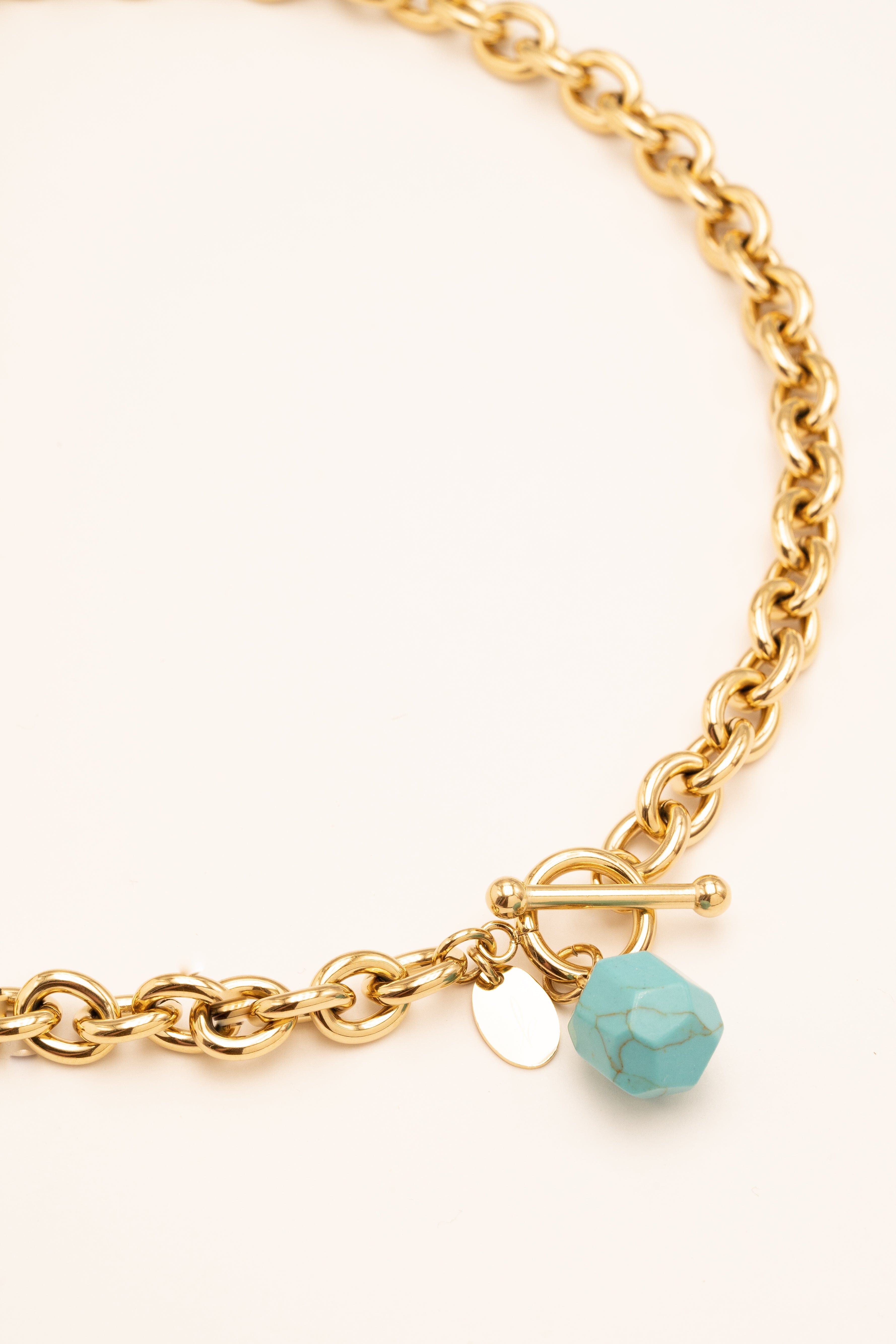 Collier Bohm Paris - Bradley Colliers Bohm Paris Howlite Bleu 