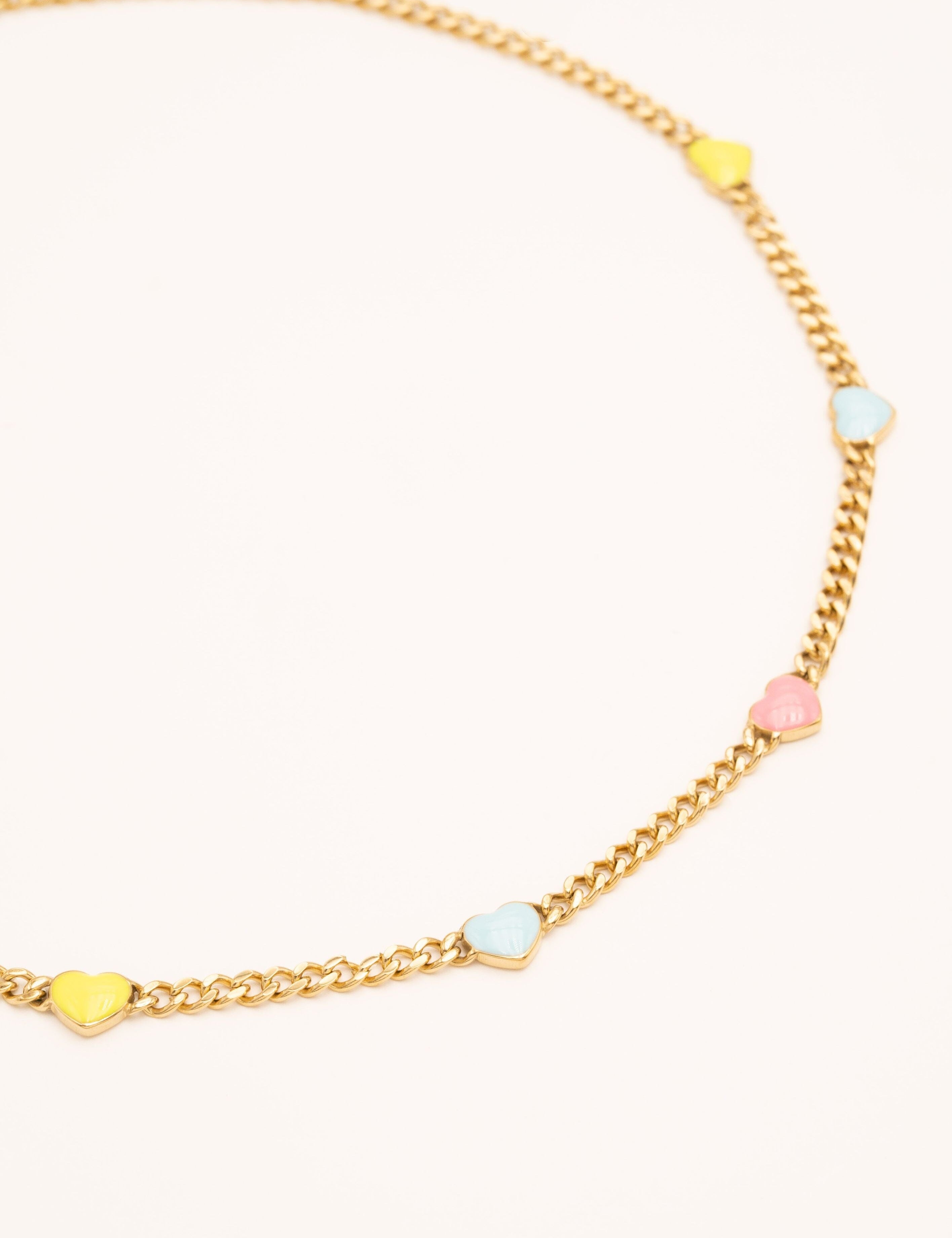 Collier Bohm Paris - Elisca Collier Bohm Paris Bleu ciel émail 