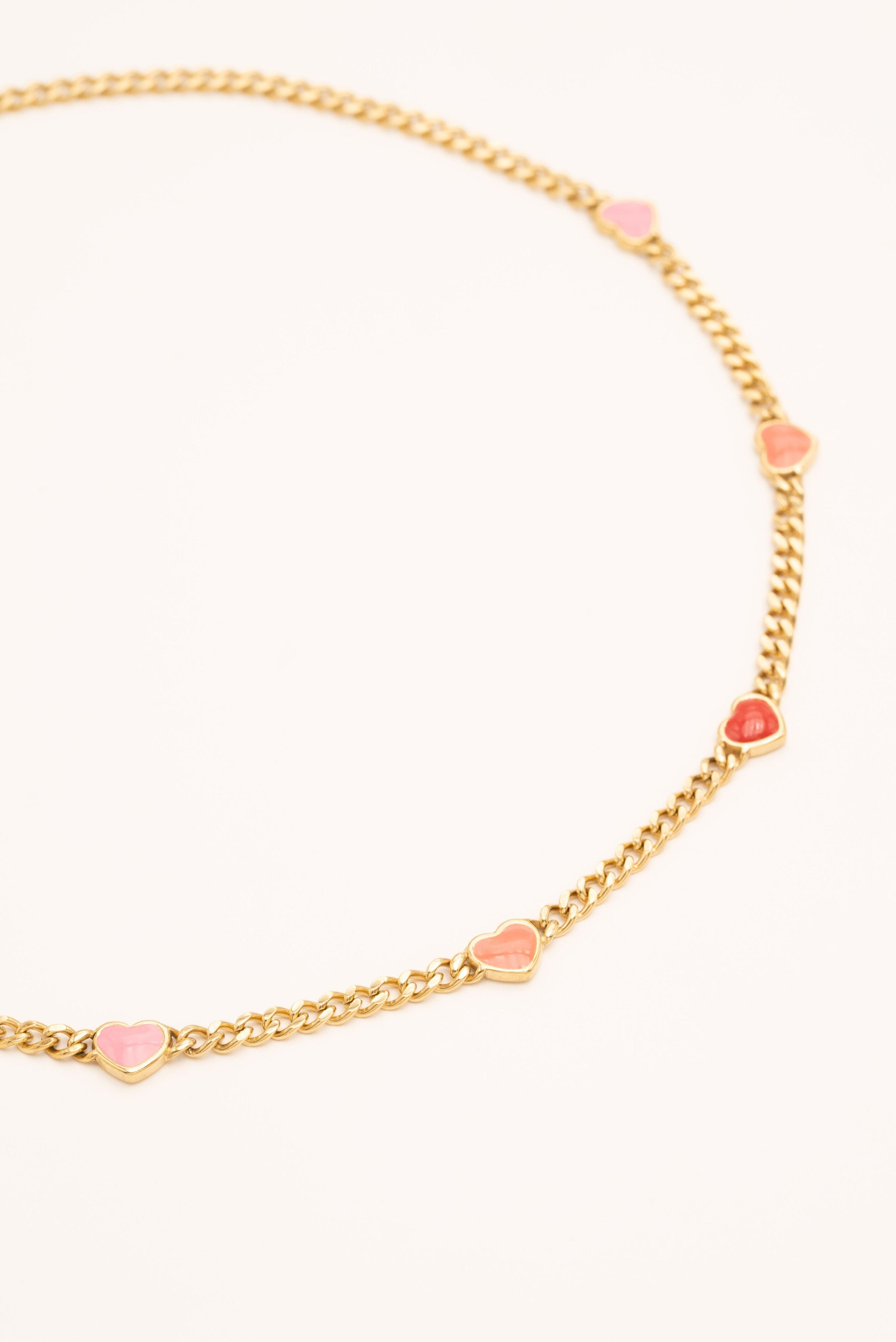 Collier Bohm Paris - Elisca Collier Bohm Paris Rose émail 