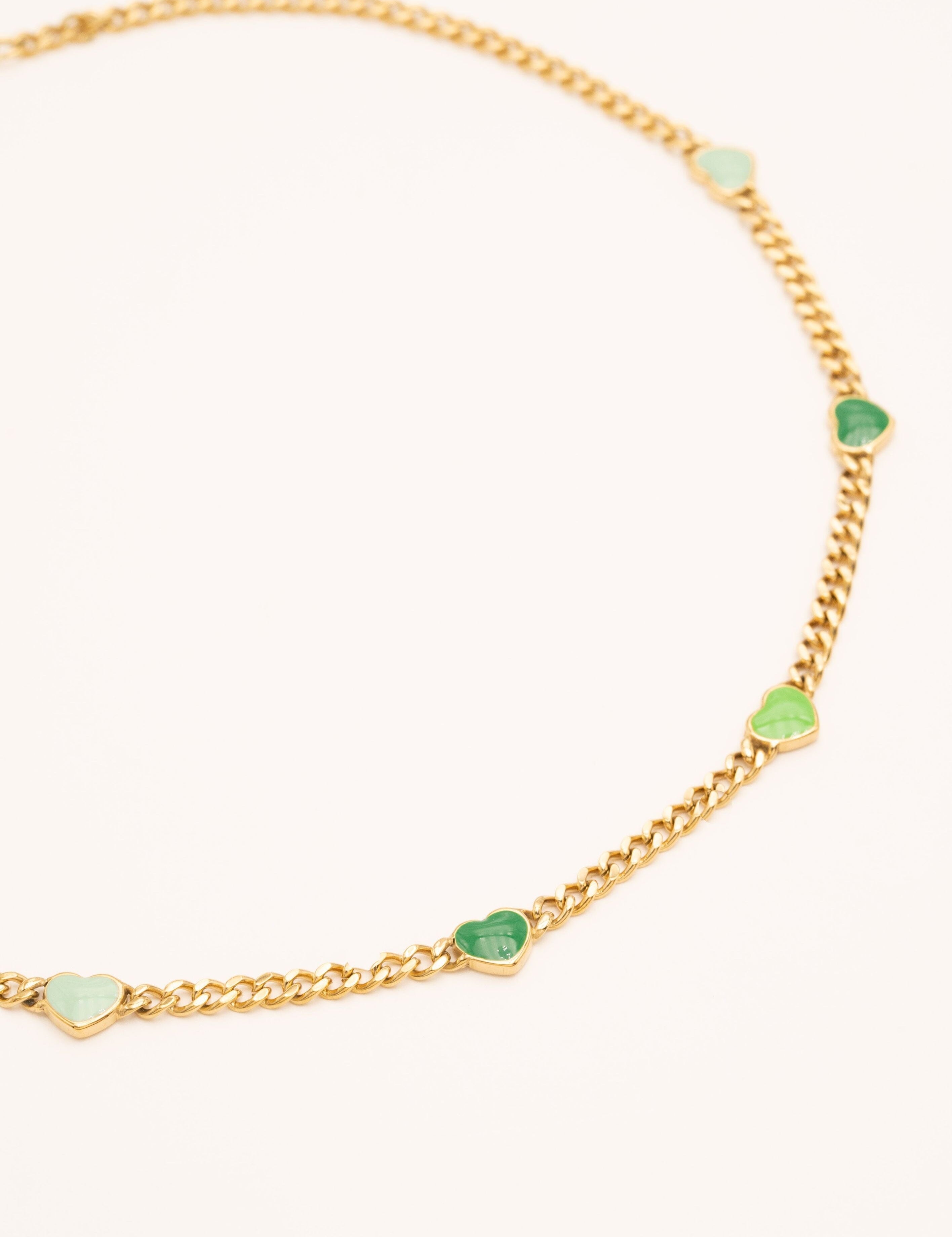 Collier Bohm Paris - Elisca Collier Bohm Paris Vert foncé émail 