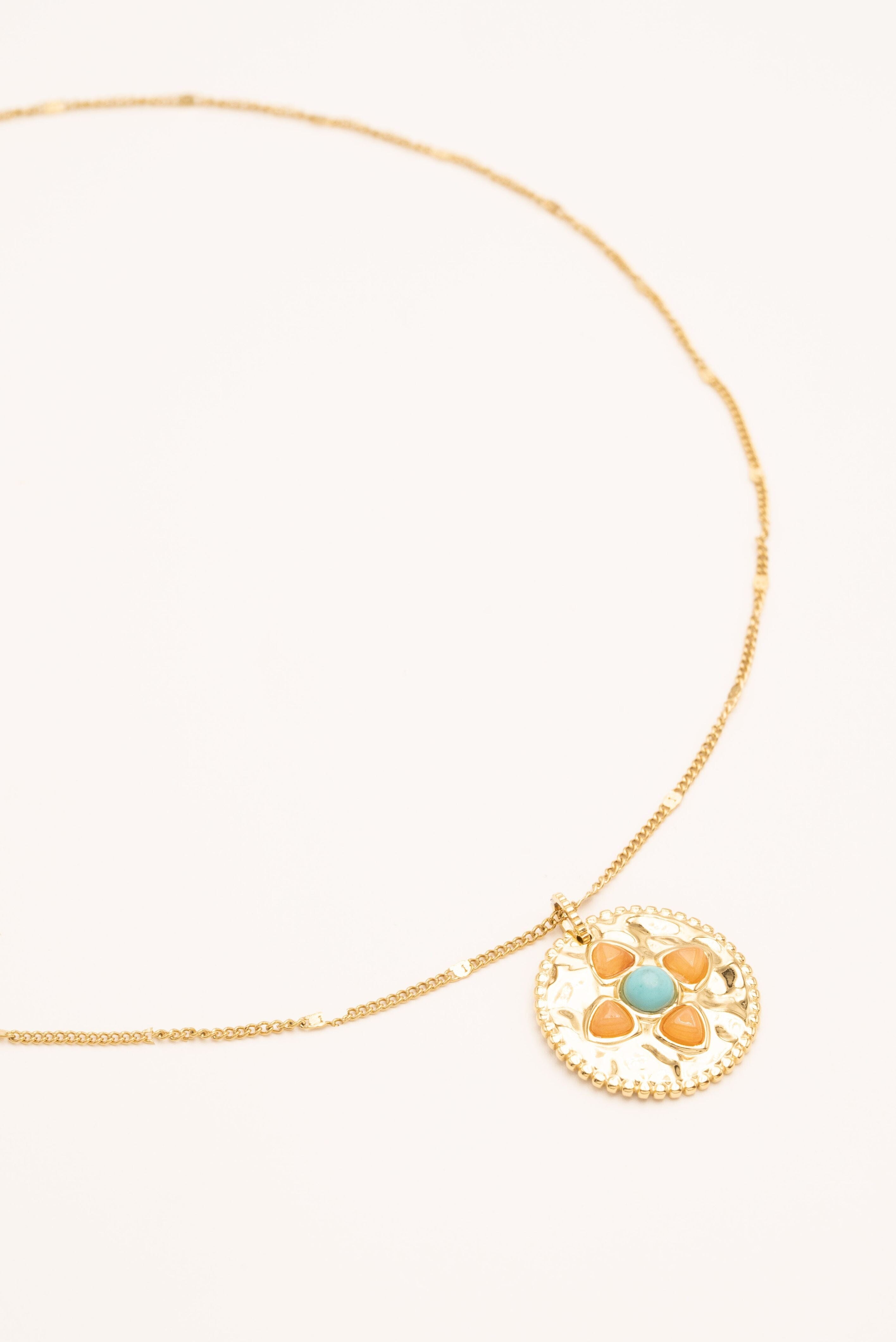 Collier Bohm Paris - Amani Collier Bohm Paris Howlite bleu 