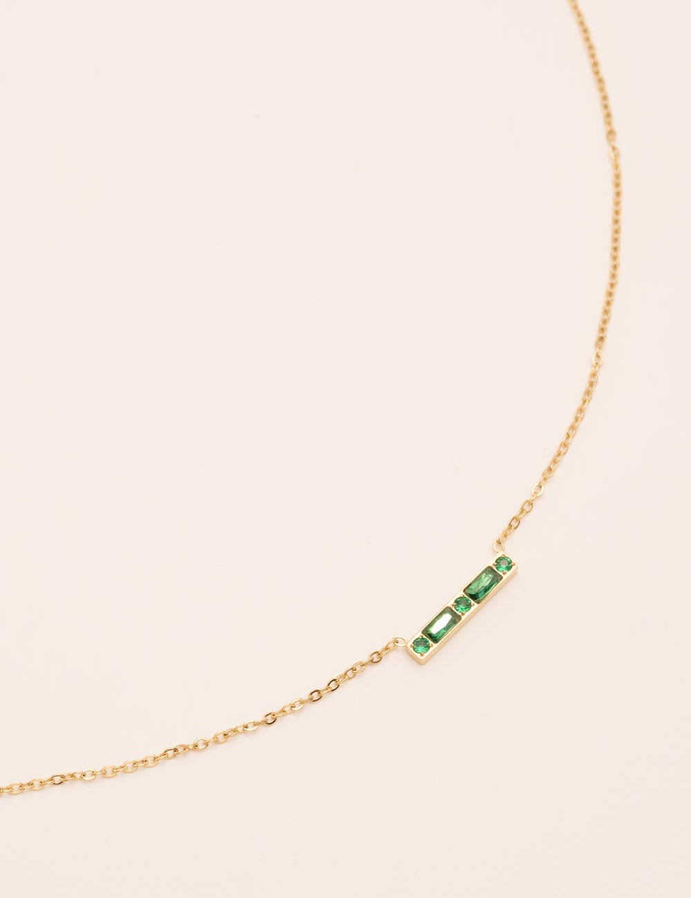 Collier Bohm Paris - Honoré Collier Bohm Paris Emeraude 