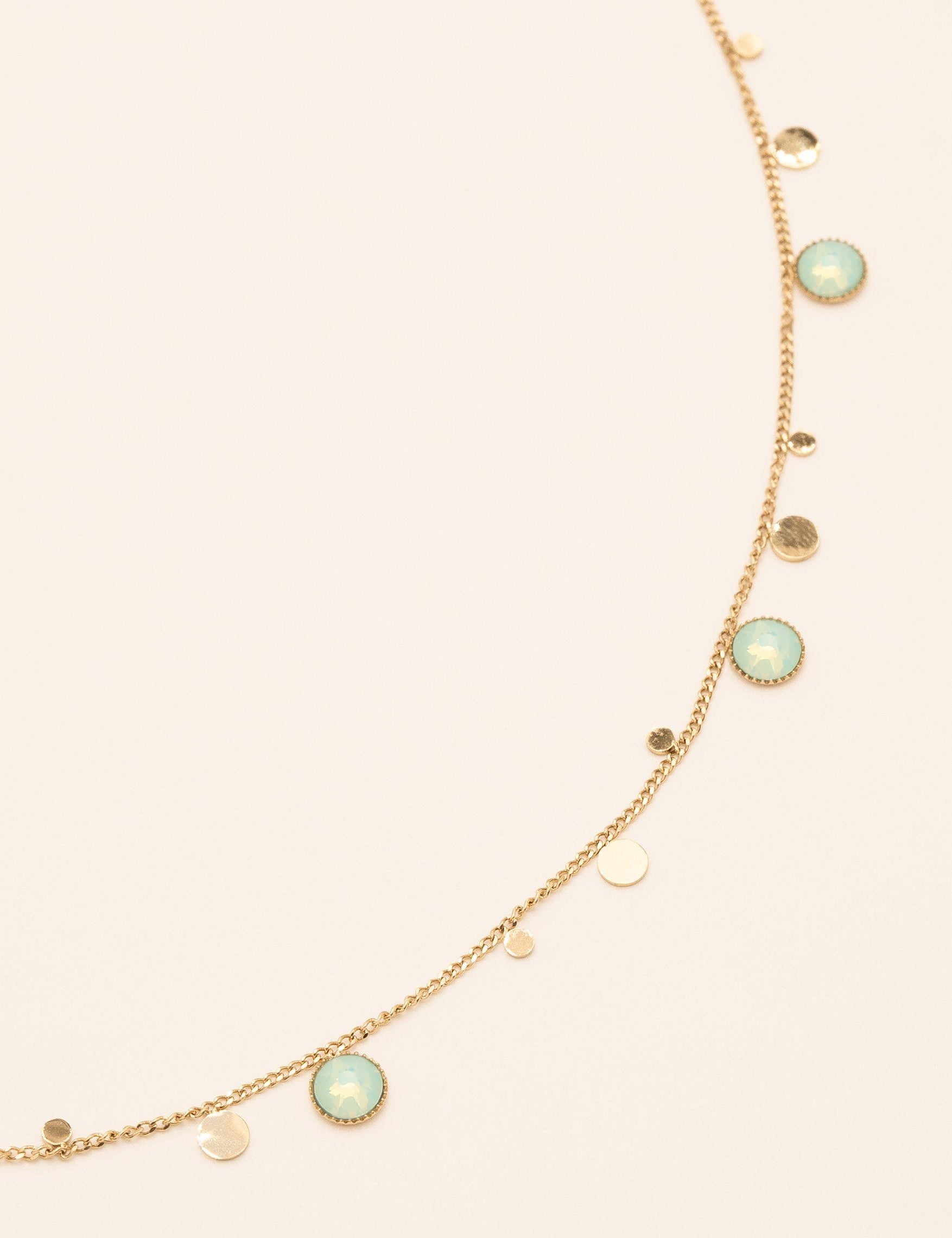 Collier Bohm Paris - Khalissa Collier Bohm Paris Vert clair opale 