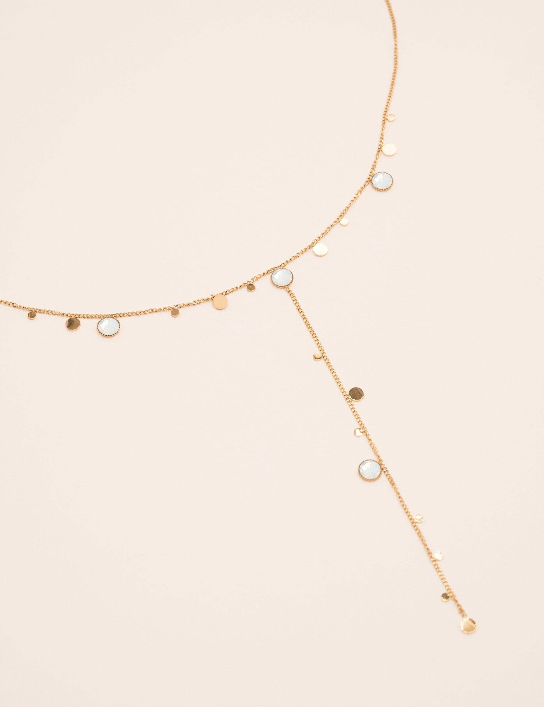 Collier Bohm Paris - Khalissa Y Collier Bohm Paris Blanc opal 