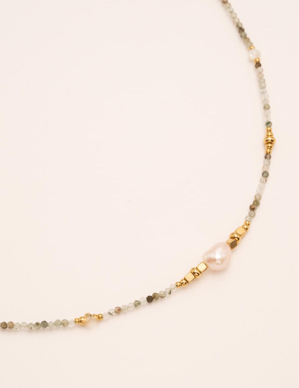 Collier Bohm Paris - Lionel Collier Bohm Paris Agate verte 