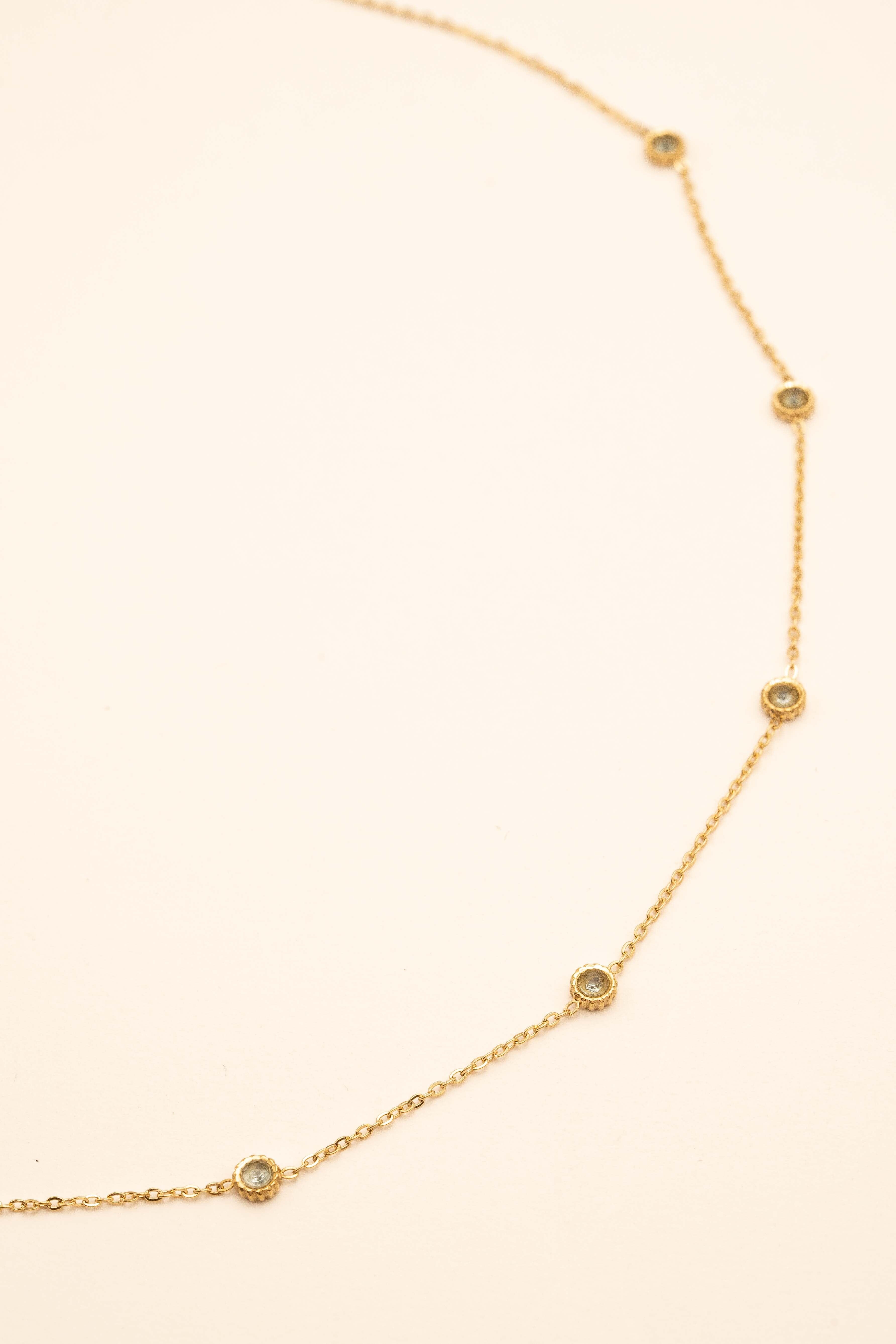 Collier Bohm Paris - Mary Collier Bohm Paris Bleu Clair 