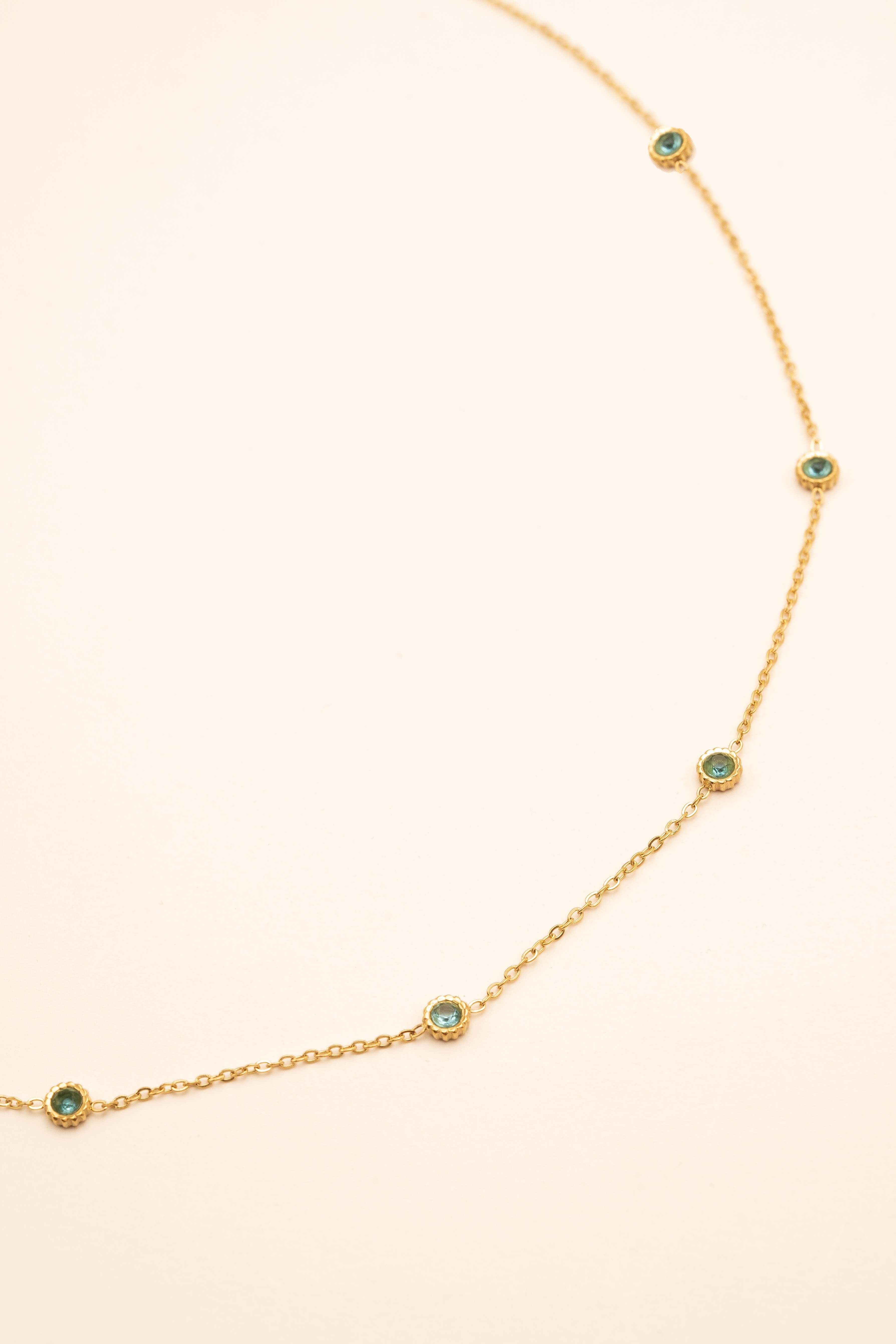 Collier Bohm Paris - Mary Collier Bohm Paris bleu Turquoise 