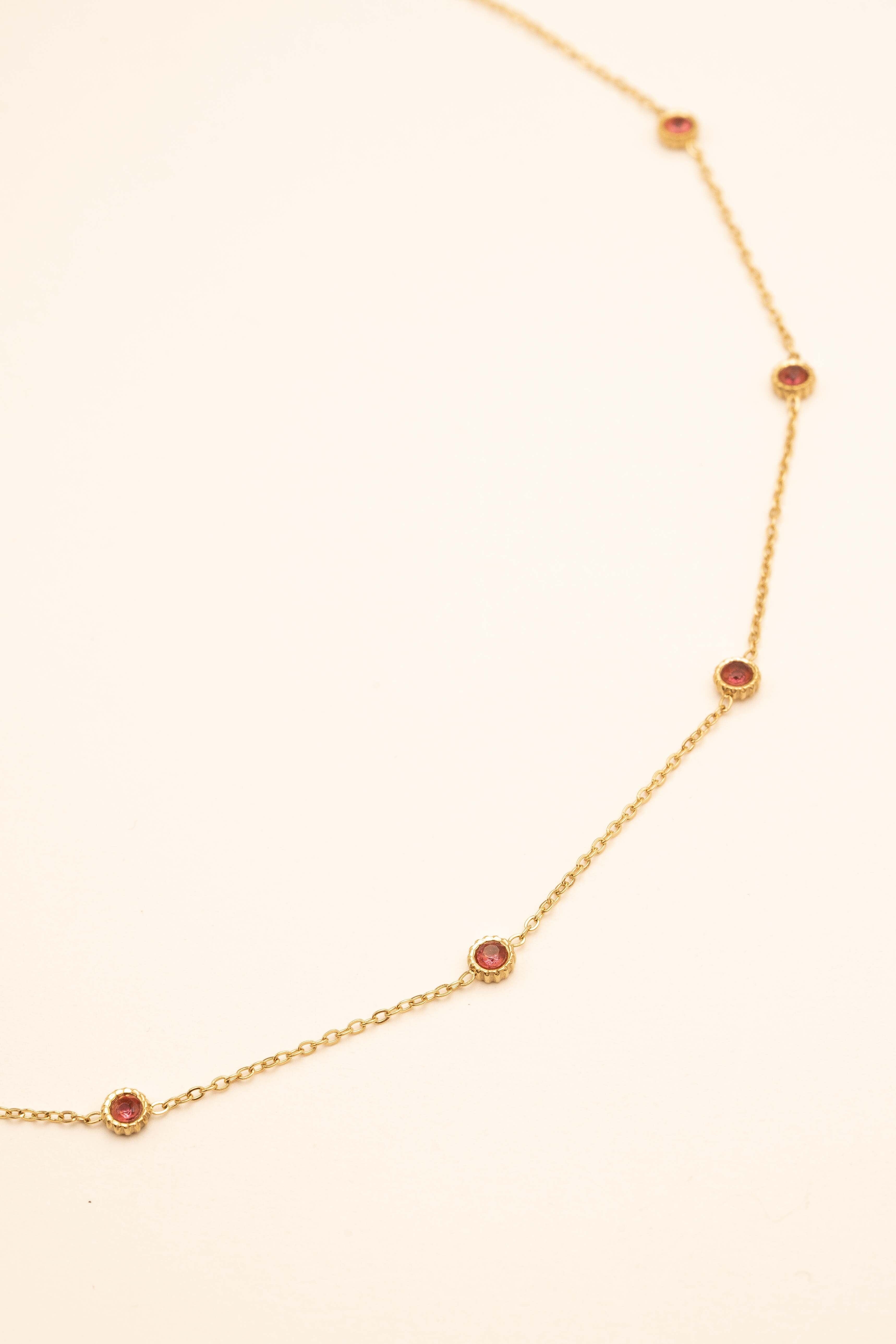 Collier Bohm Paris - Mary Collier Bohm Paris Fraise 
