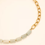 Collier Bohm Paris - Orane Collier Bohm Paris Agate bleue 
