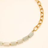 Collier Bohm Paris - Orane Collier Bohm Paris Agate bleue 