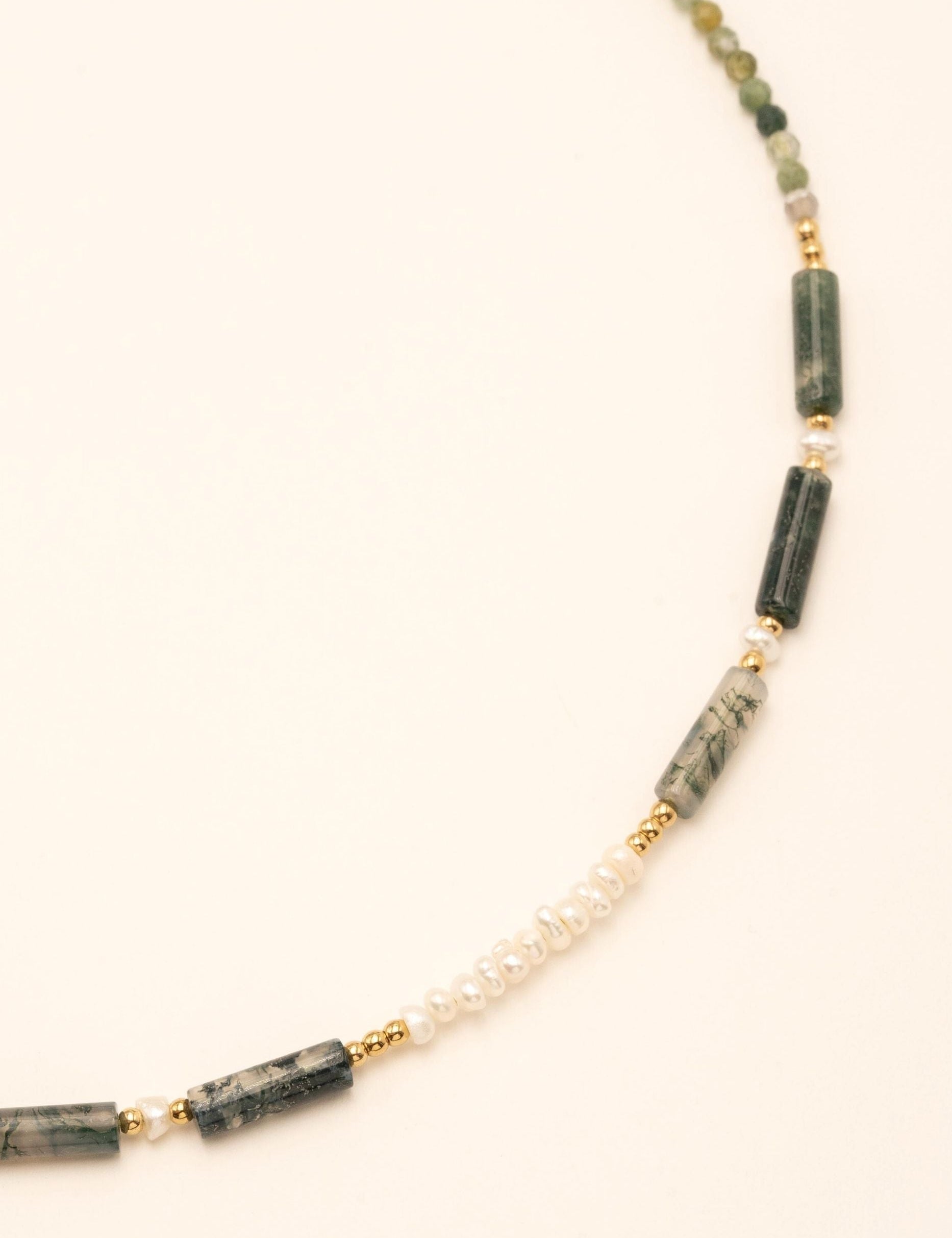 Collier Bohm Paris - Philomène Bijoux Bohm Paris Agate Mousse 