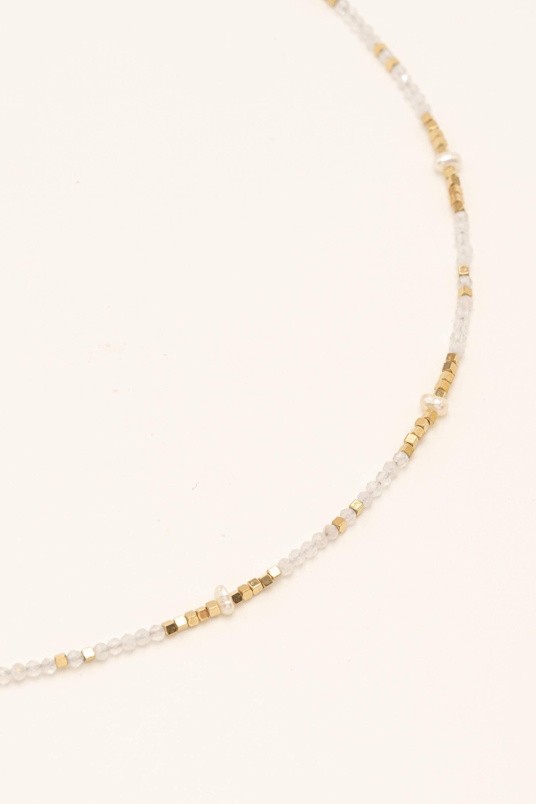 Collier Bracéline Collier Bohm Paris Agate blanche 