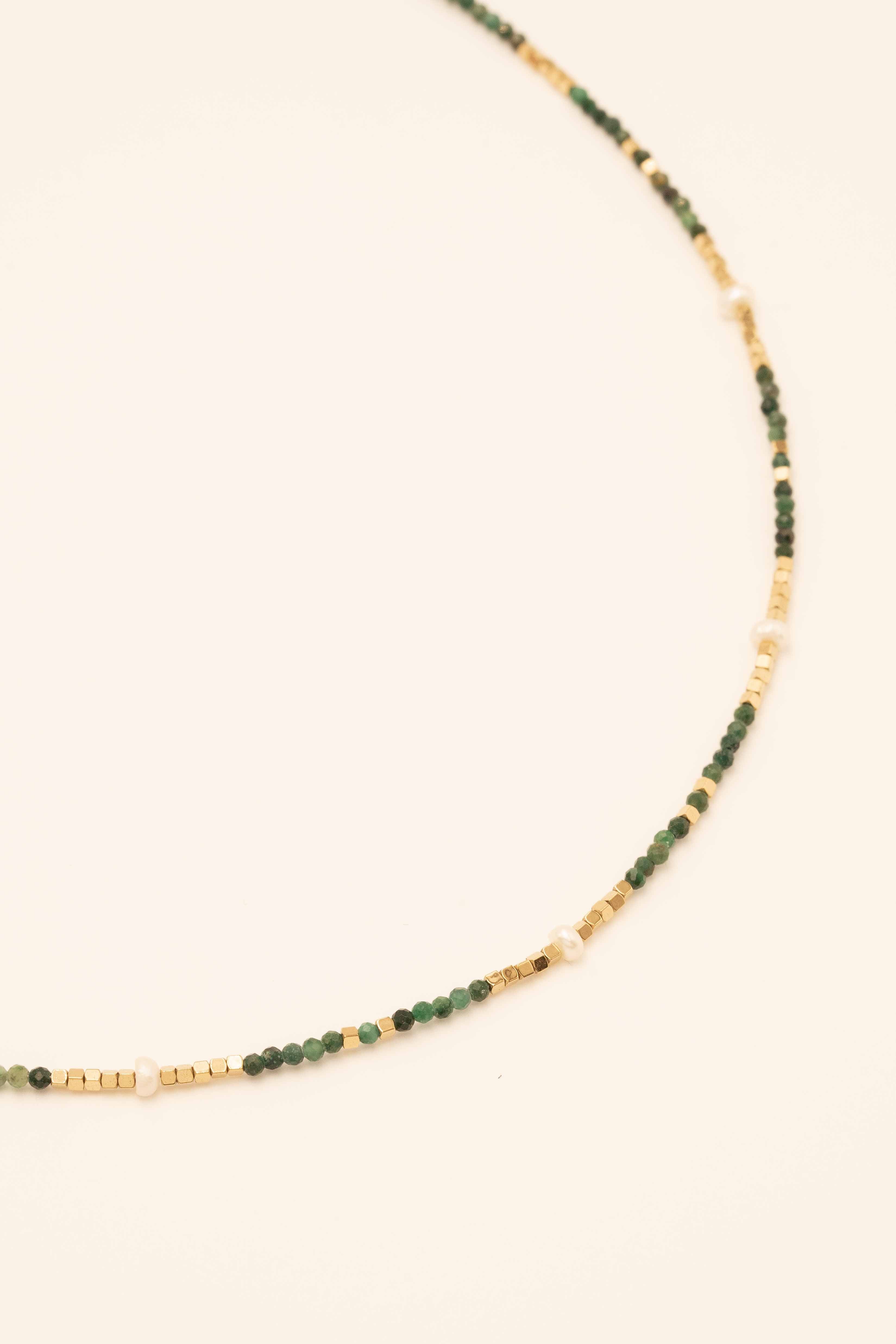 Collier Bracéline Collier Bohm Paris Agate verte 