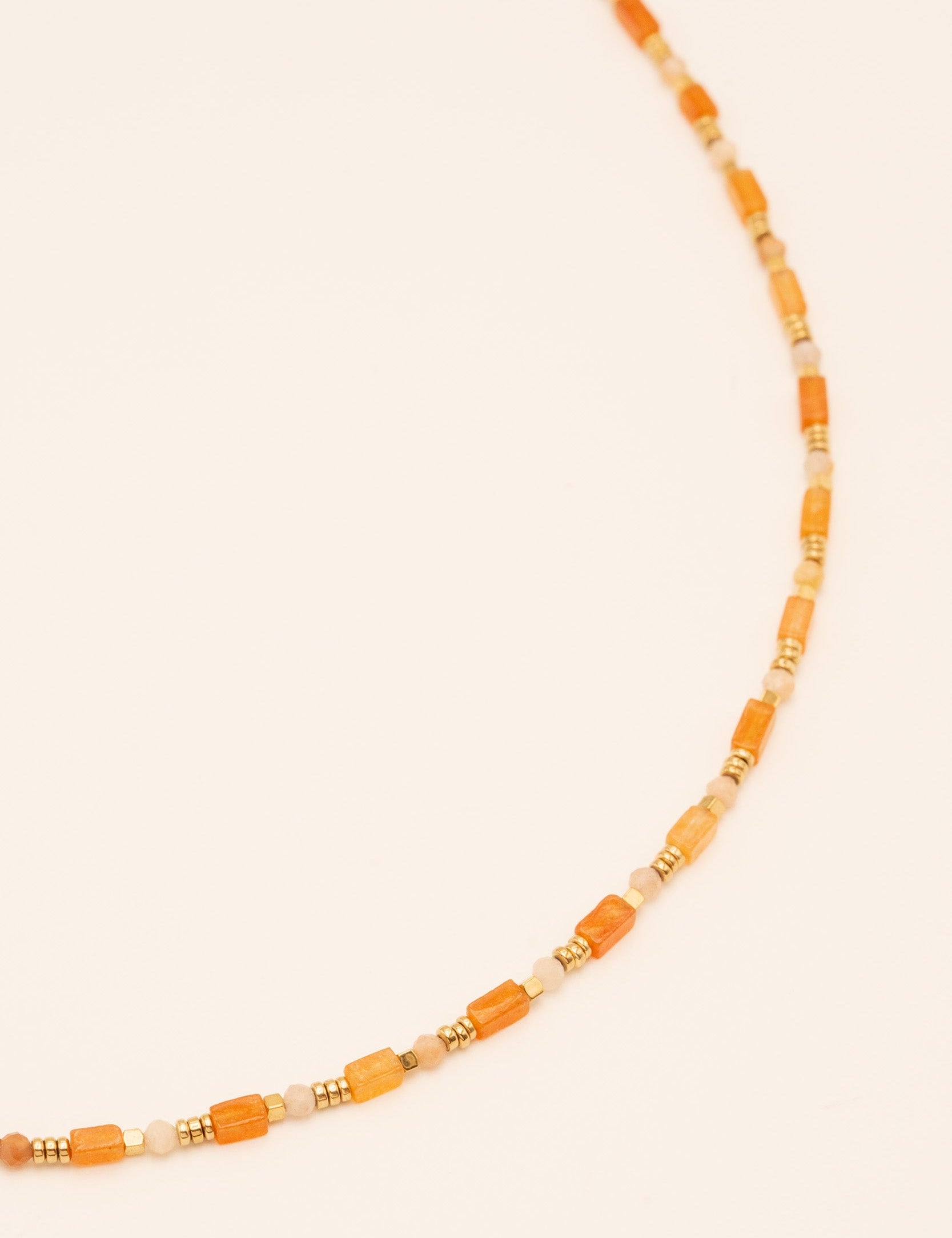 Collier Carlota Colliers Bohm Paris Adventurine Orange 