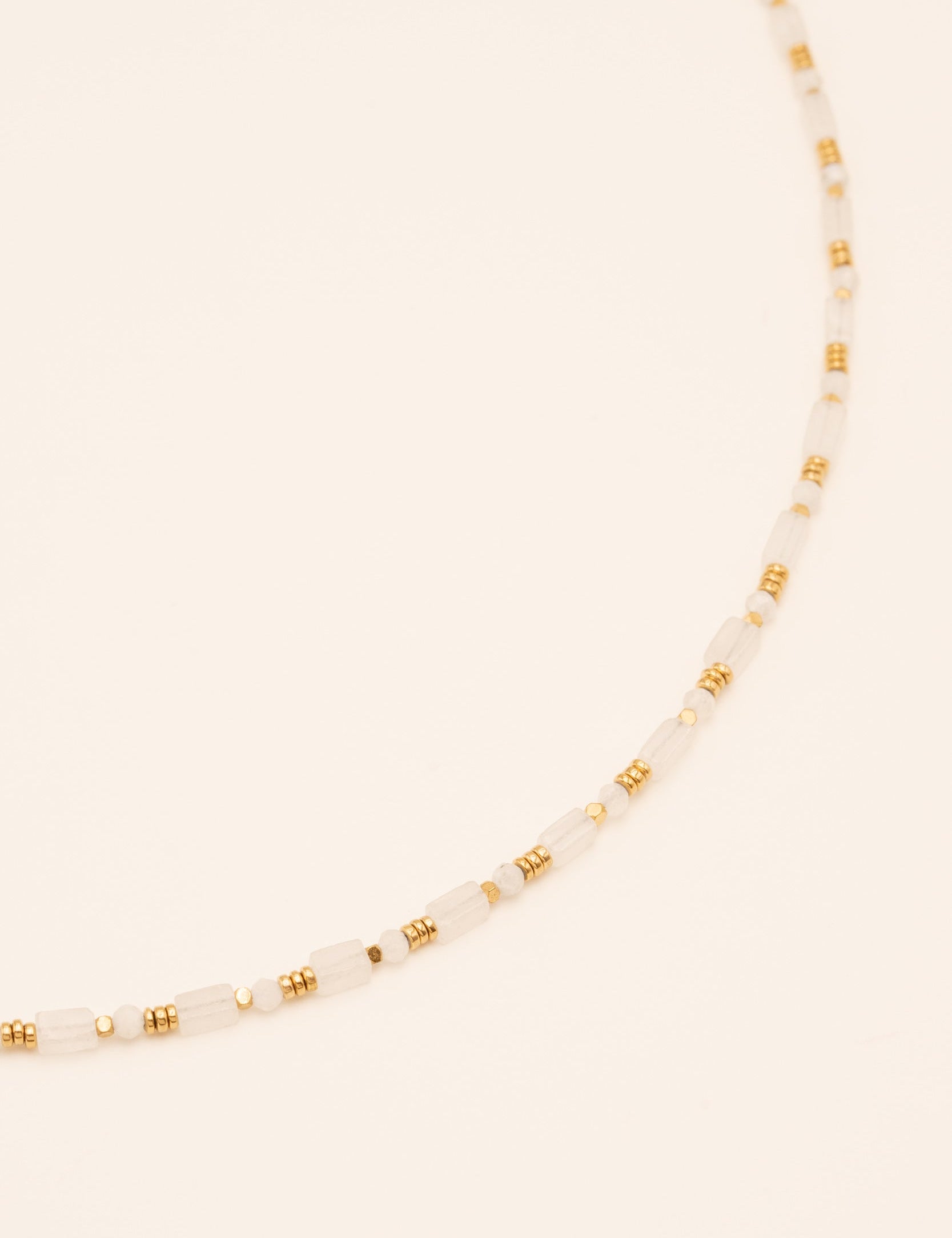 Collier Carlota Colliers Bohm Paris Agate Blanche 