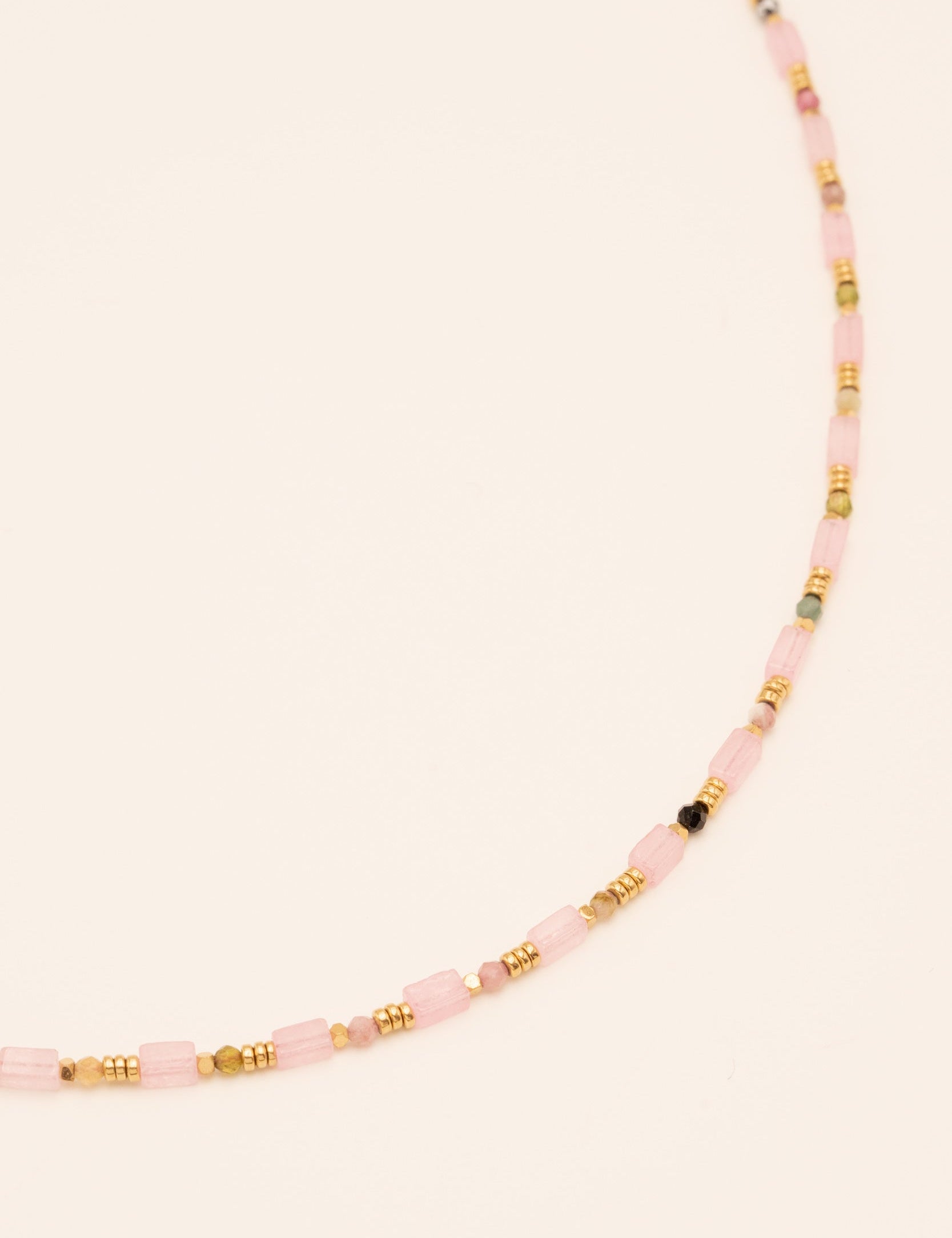 Collier Carlota Colliers Bohm Paris Quartz Rose 