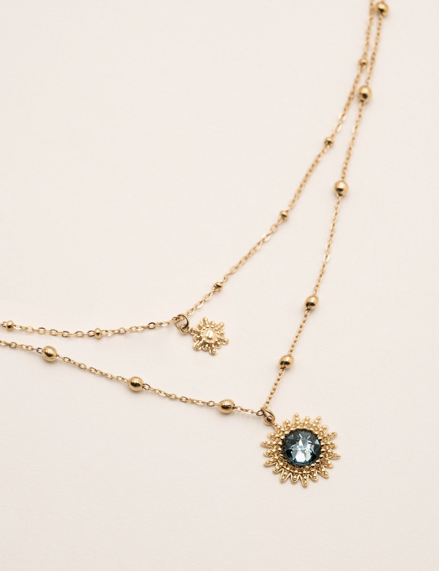 Collier Dao Collier Bohm Paris bleu denim