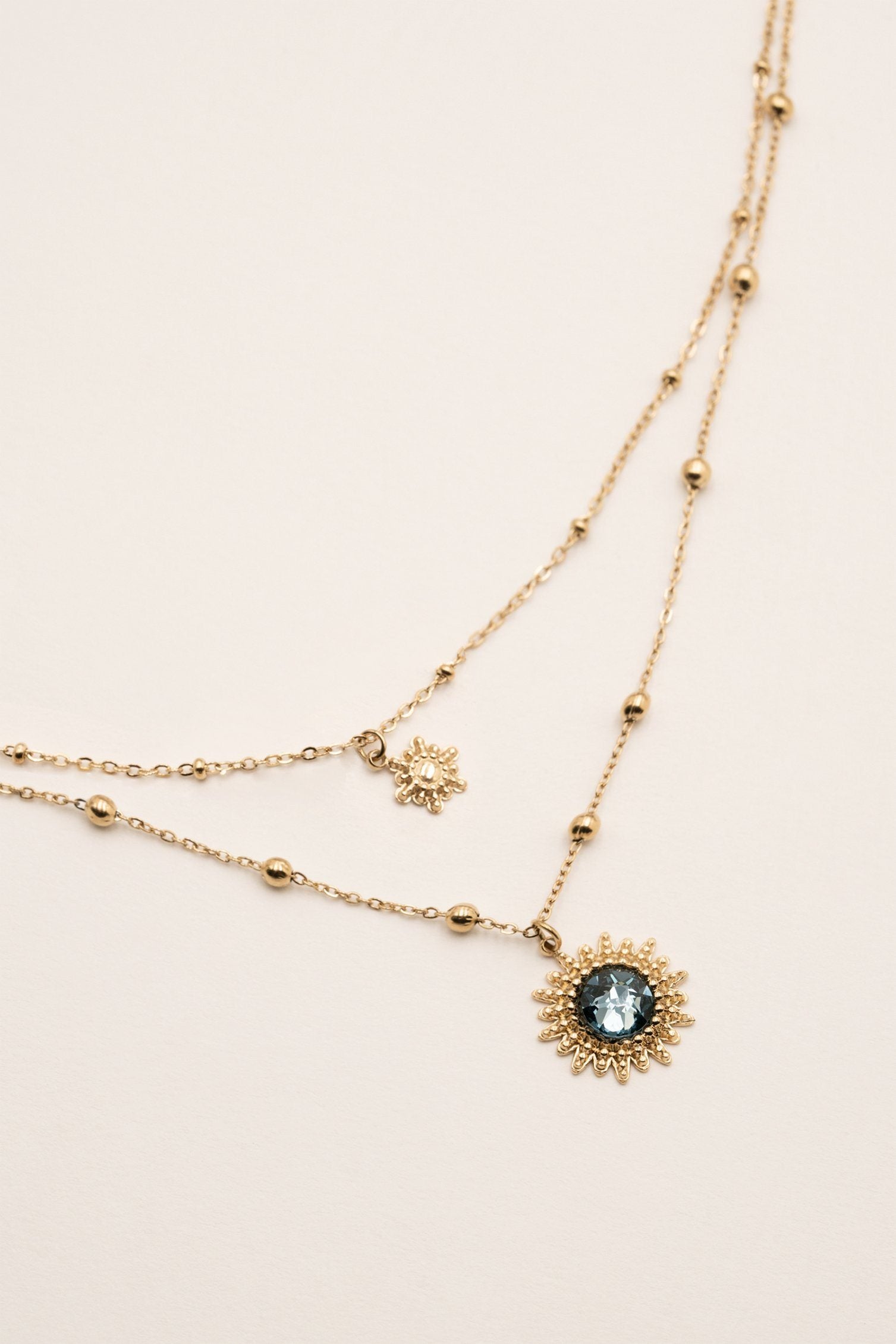 Collier Dao Collier Bohm Paris bleu denim