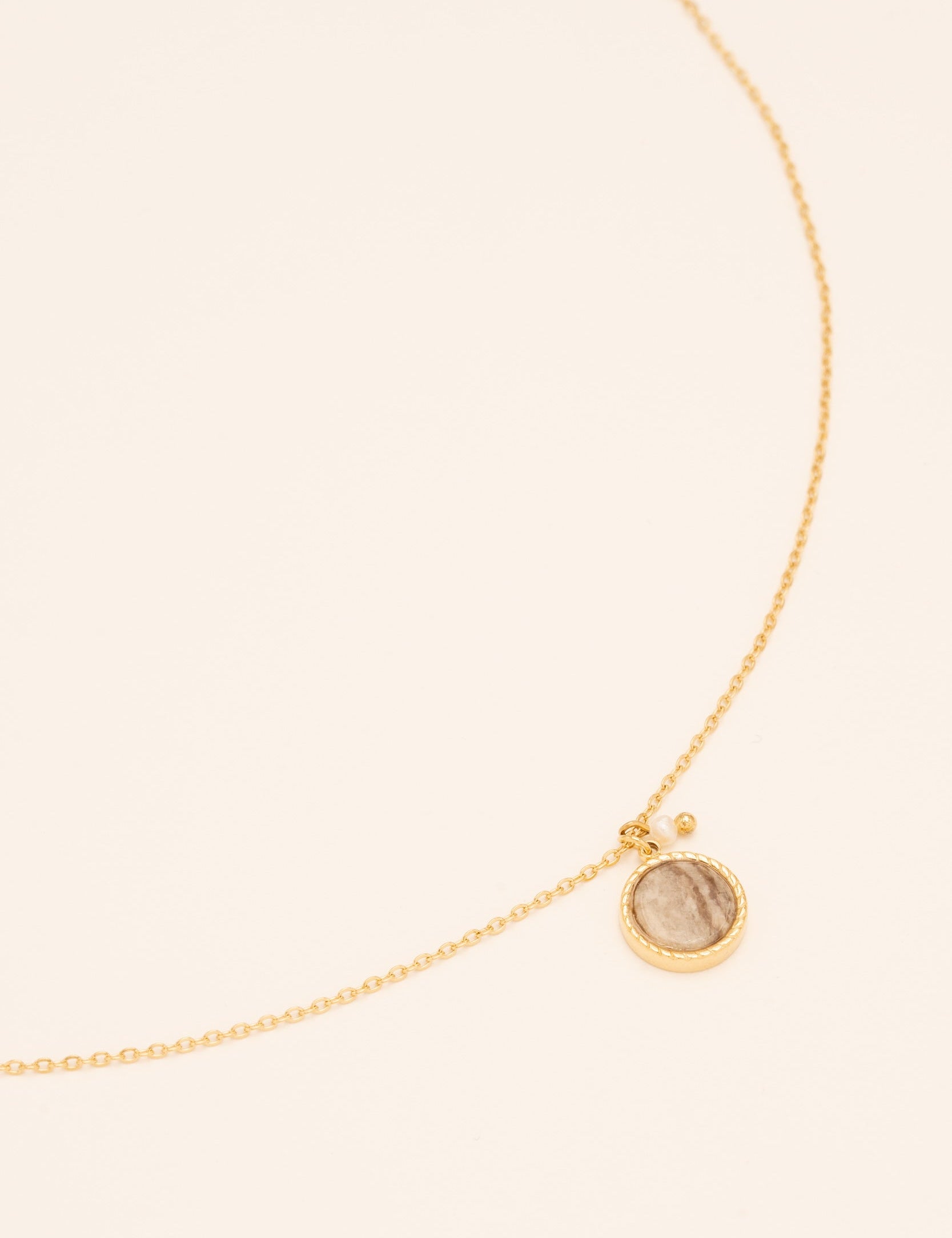 Collier Emllo Colliers Bohm Paris Jaspe Paysage 