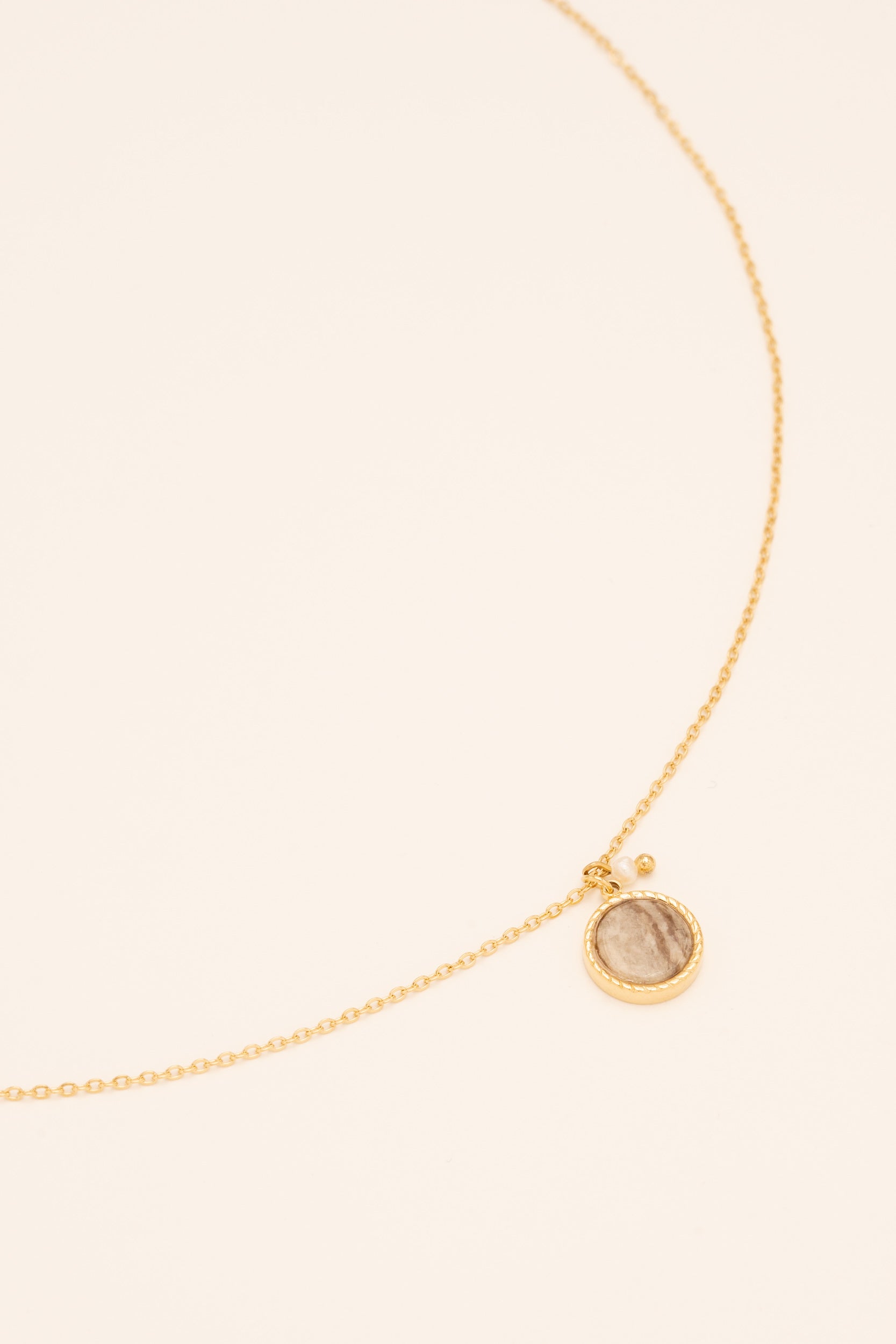 Collier Emllo Colliers Bohm Paris Jaspe Paysage 