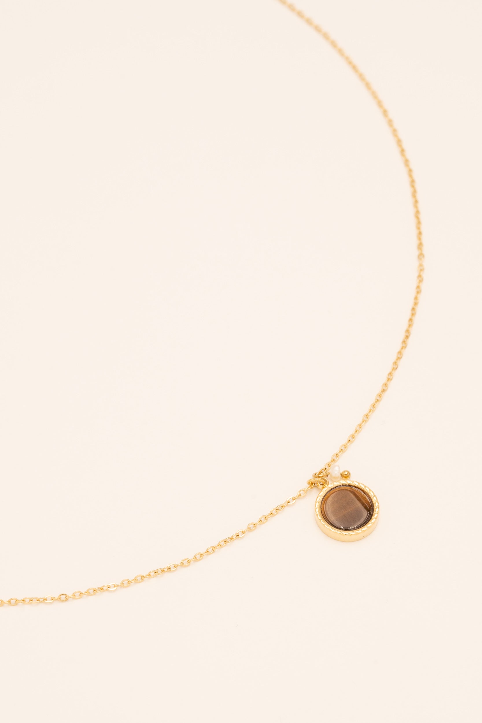Collier Emllo Colliers Bohm Paris Oeil de tigre 