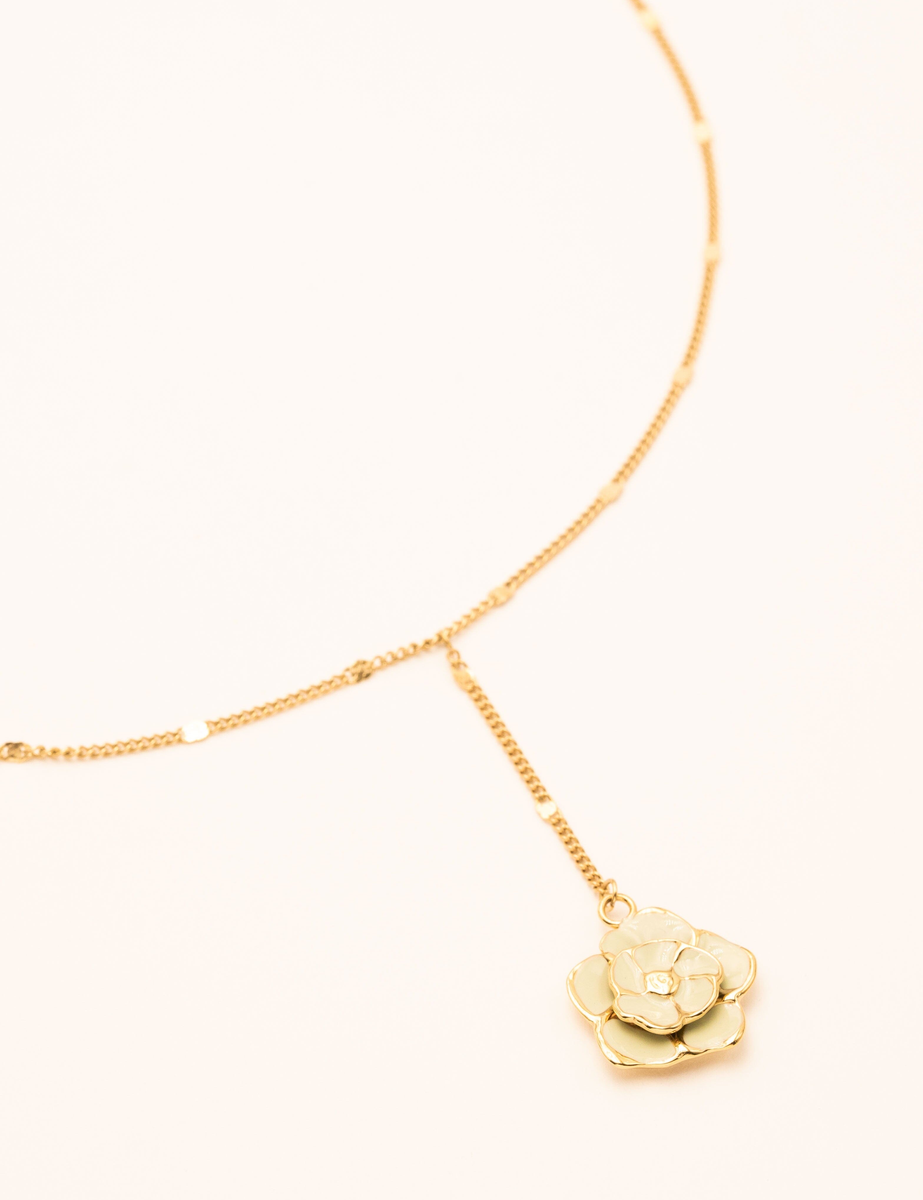 Collier en Y Bohm Paris - Armeline Collier Bohm Paris vert email 