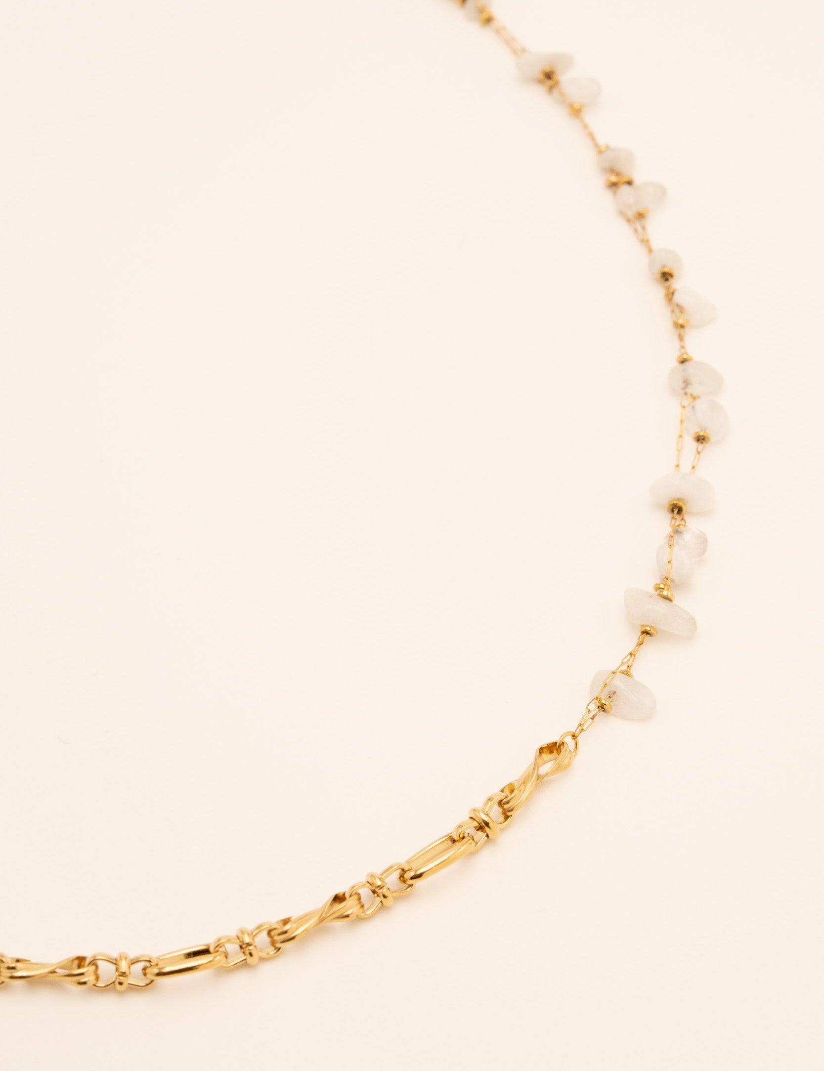 Collier Gallen Colliers Bohm Paris Agate Blanche 
