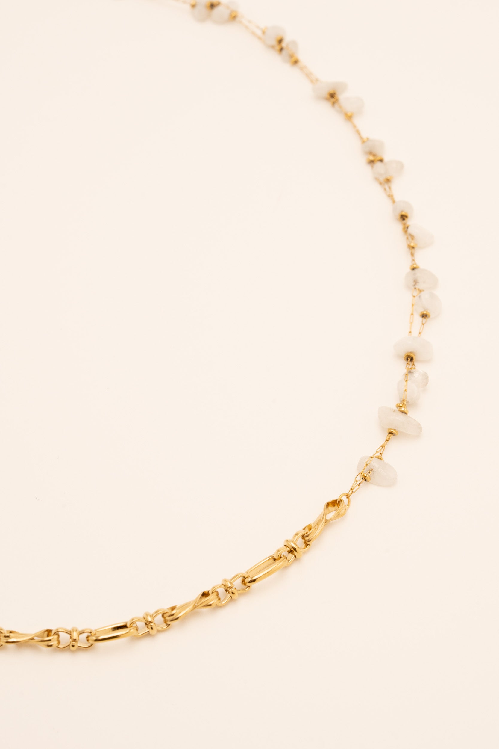 Collier Gallen Colliers Bohm Paris Agate Blanche 