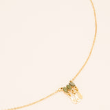 Collier Larry Colliers Bohm Paris Jaspe Vert 